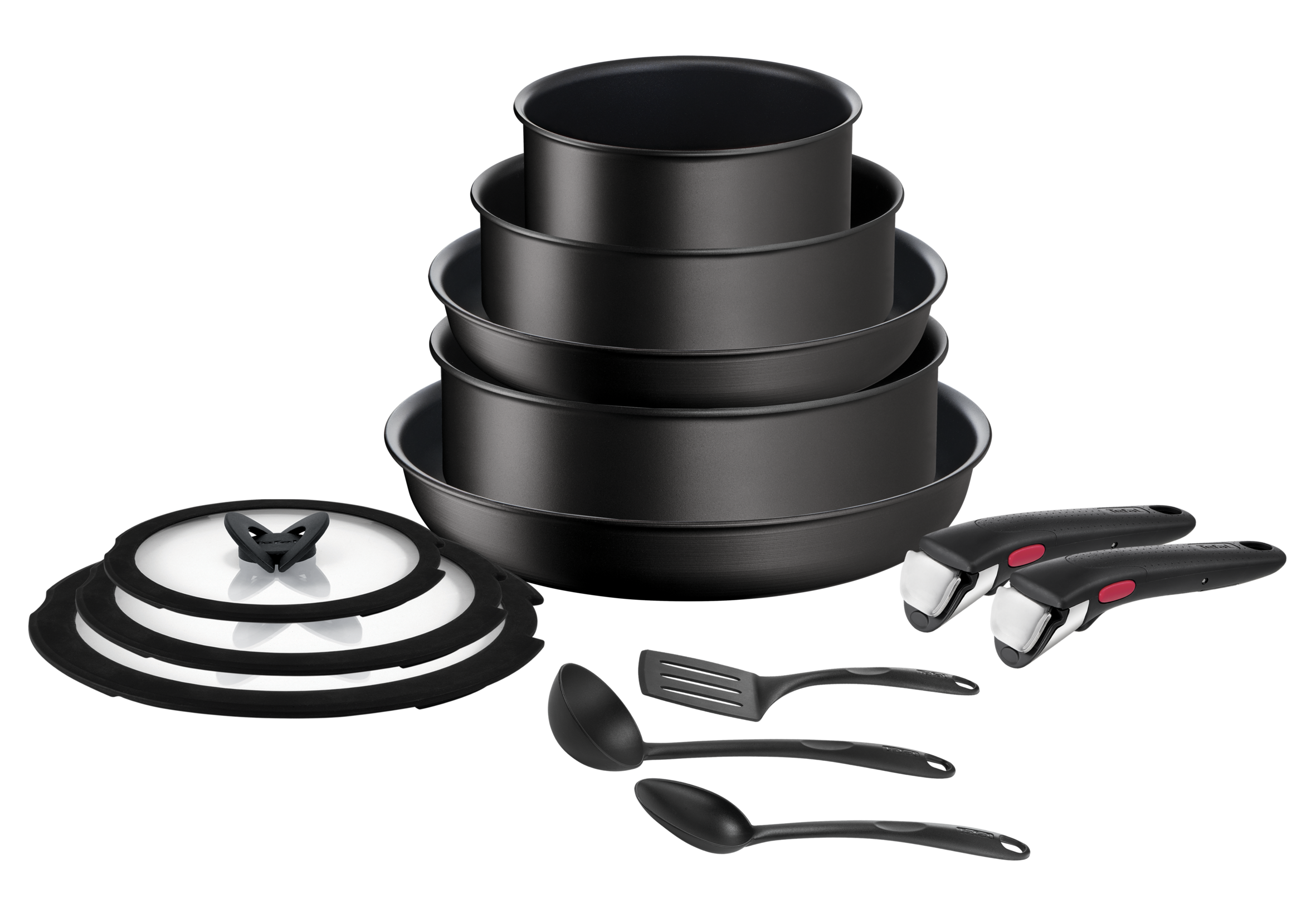 Edényszett Tefal Ingenio Unlimited L7639543 Fekete 13 db-os