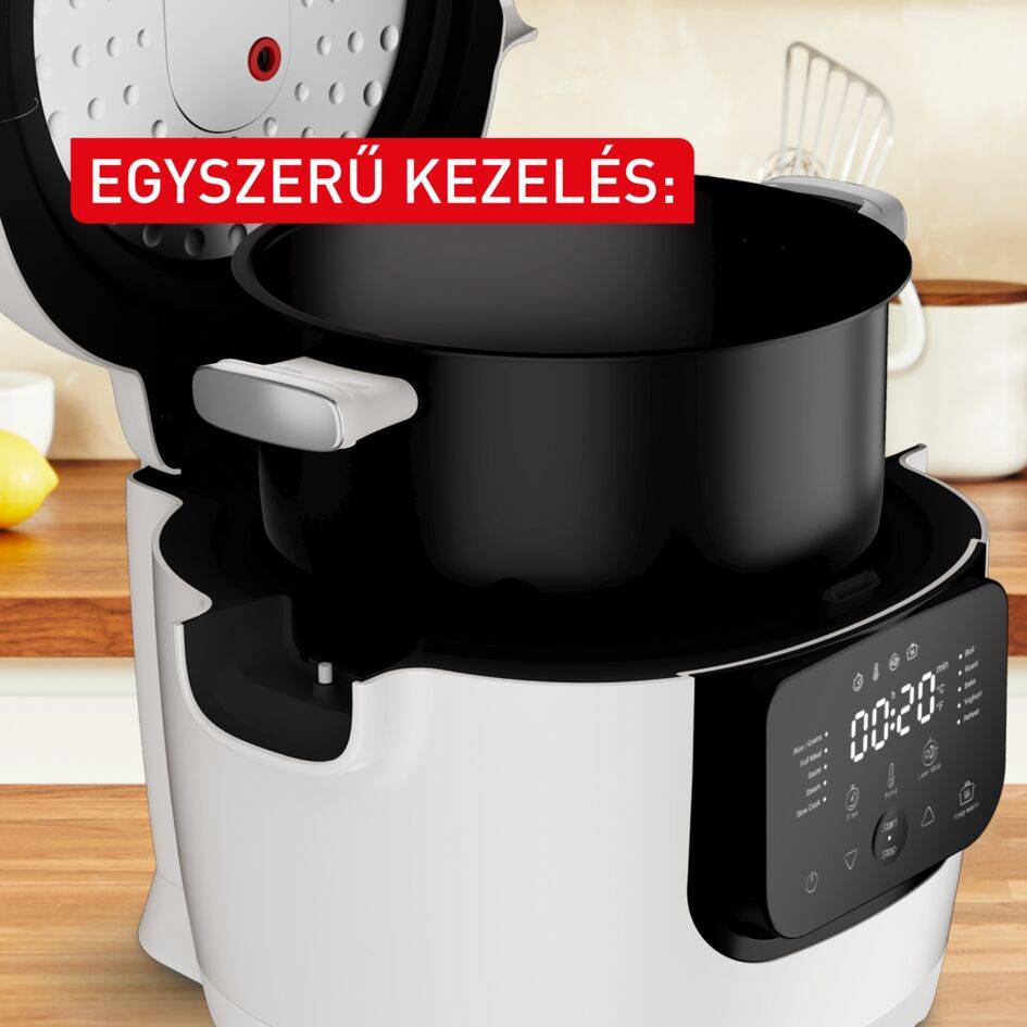 Multifunkciós fazék Tefal Multicook MY700BF0 Világosszürke