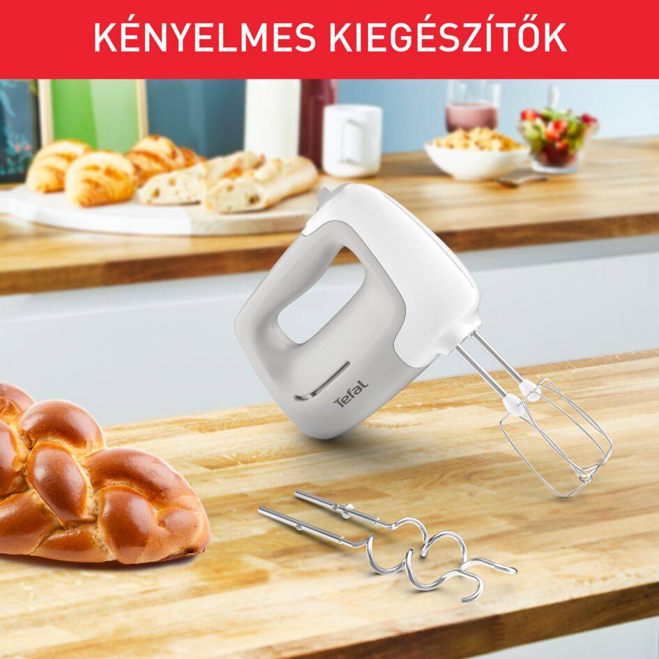 Kézi mixer Tefal Prep'Mix+ HT450B38 Világosszürke/Fehér
