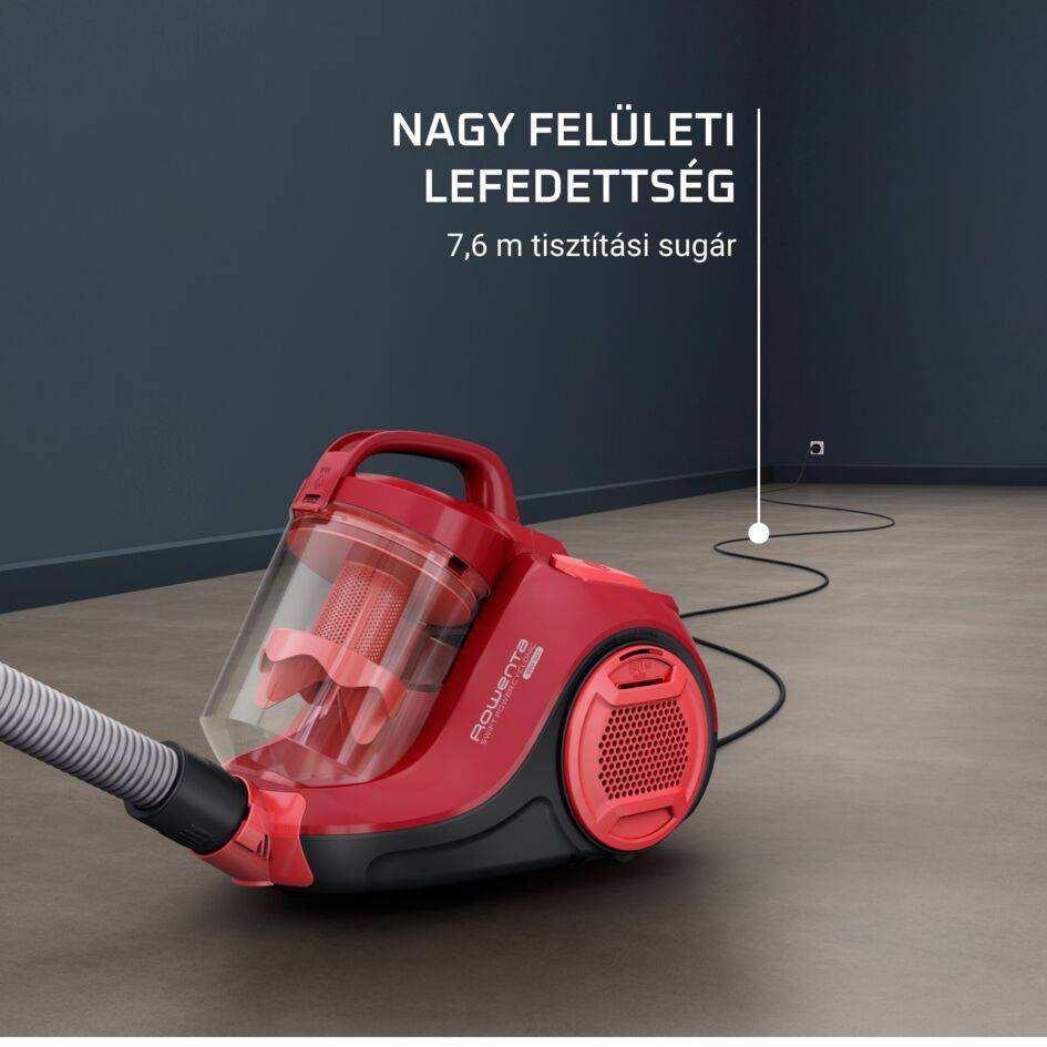 Porzsák nélküli porszívó SWIFT POWER CYCLONIC RO2913EA