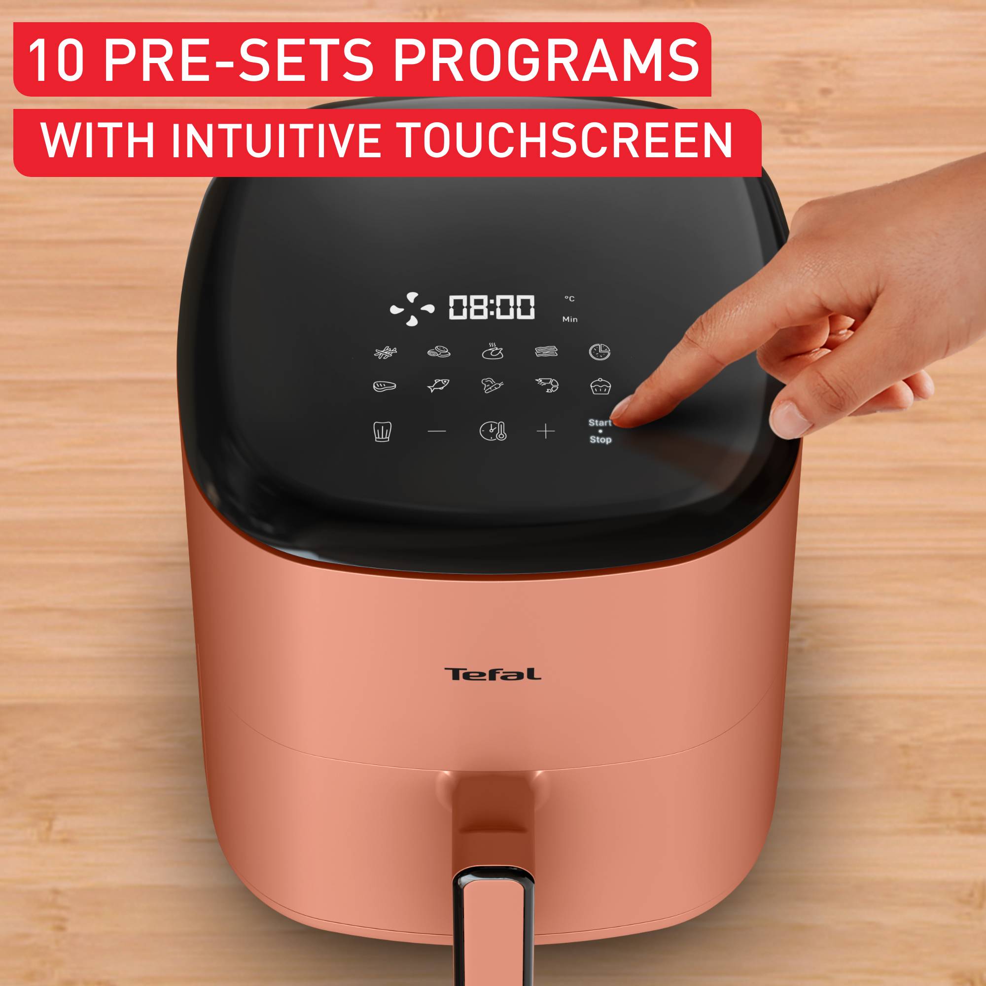 Easy Fry POP, Air fryer, 5 L Capacity, 10 Auto Programs