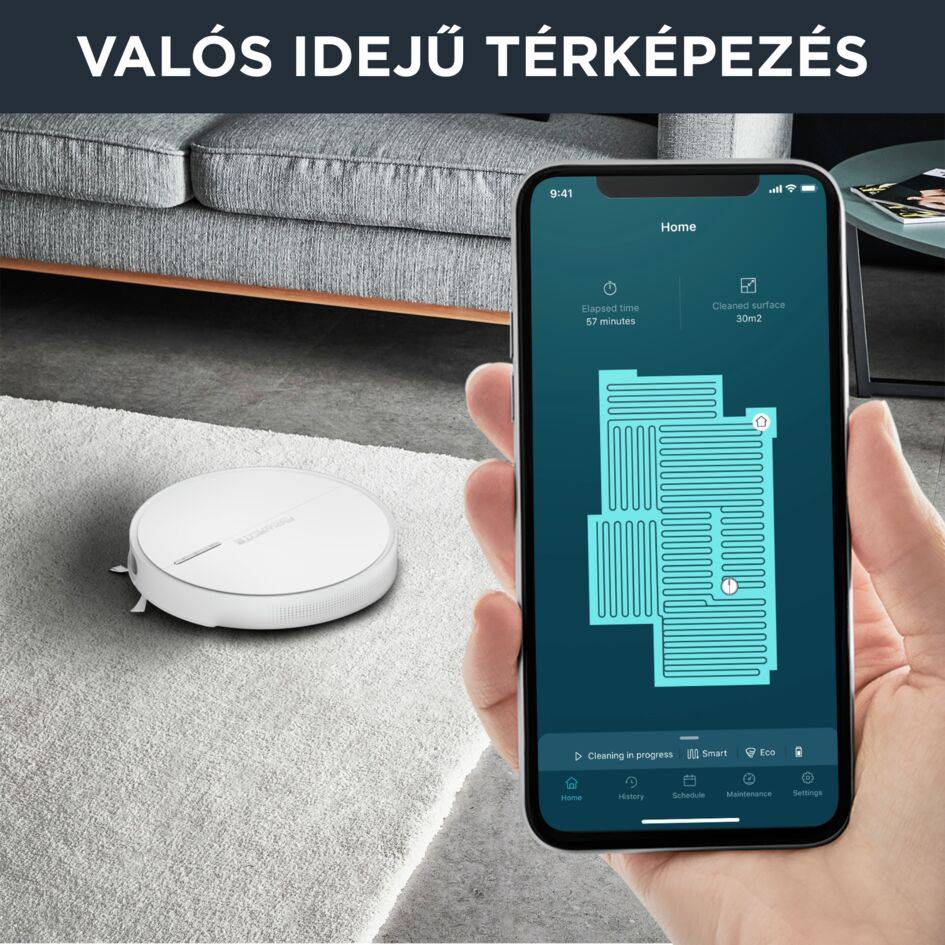 Robotporszívó Rowenta X-PLORER S60 Allergy 4in1 6cm RR7447WH