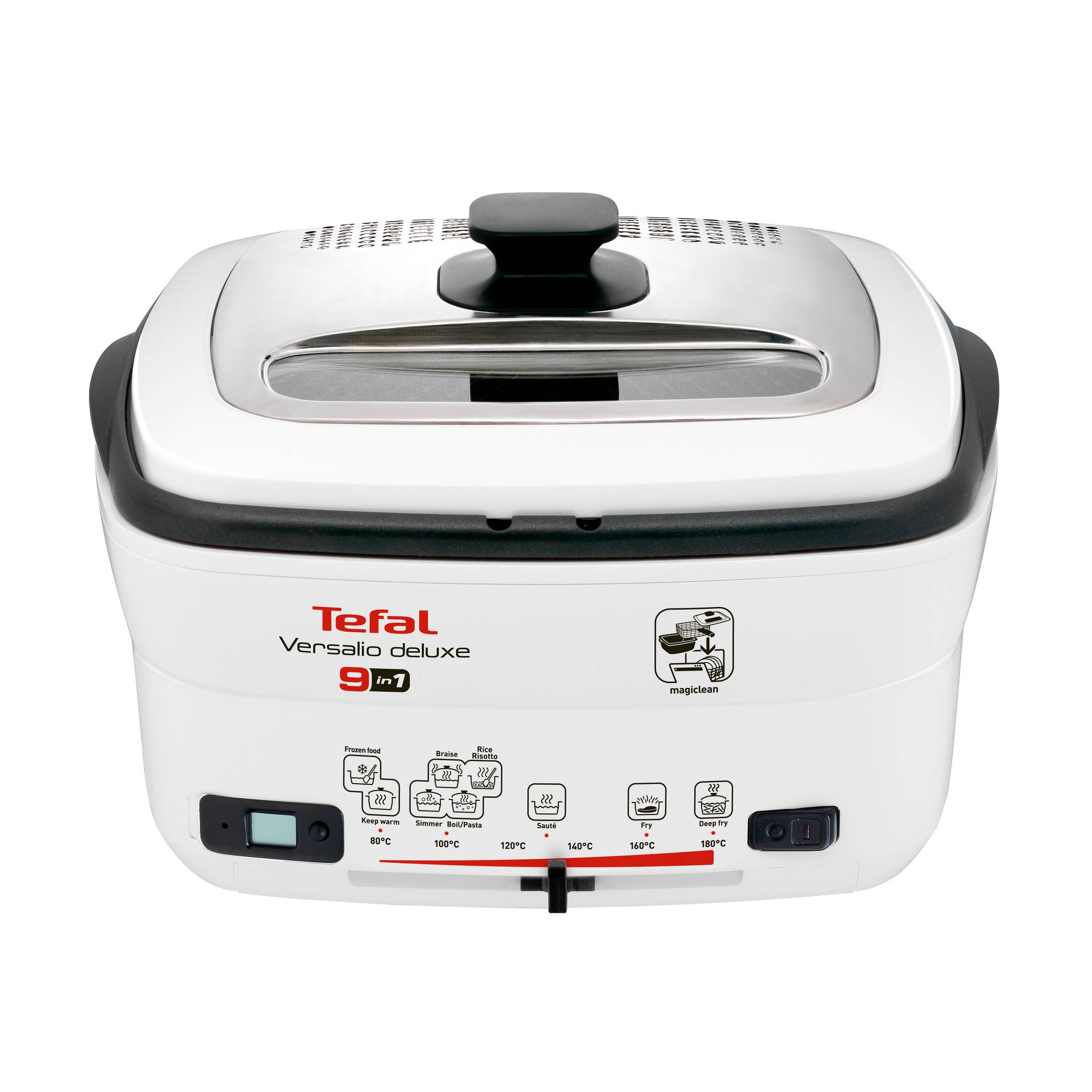 Olajsütő Tefal Versalio Deluxe 9az1-ben FR495070 Rozsdamentes/Fehér