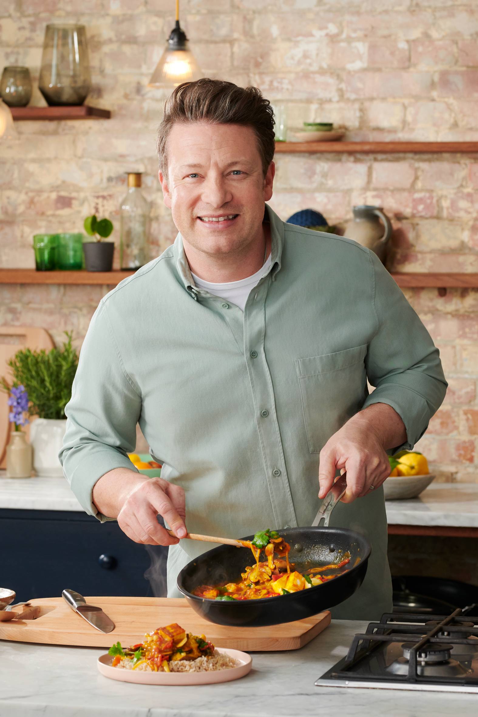 Nyeles lábas fedővel Tefal Jamie Oliver 18 cm