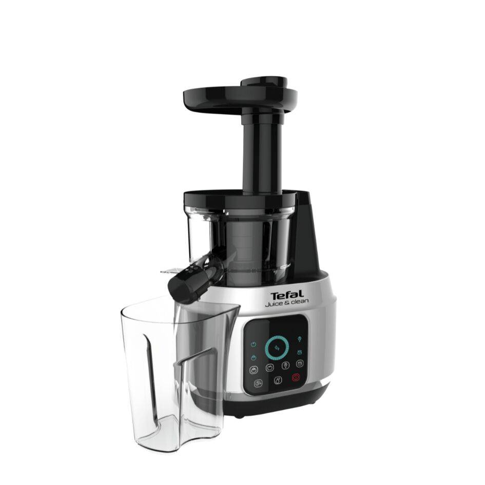 Gyümölcscentrifuga Tefal Juice & Clean ZC420E38 Rozsdamentes/Fekete