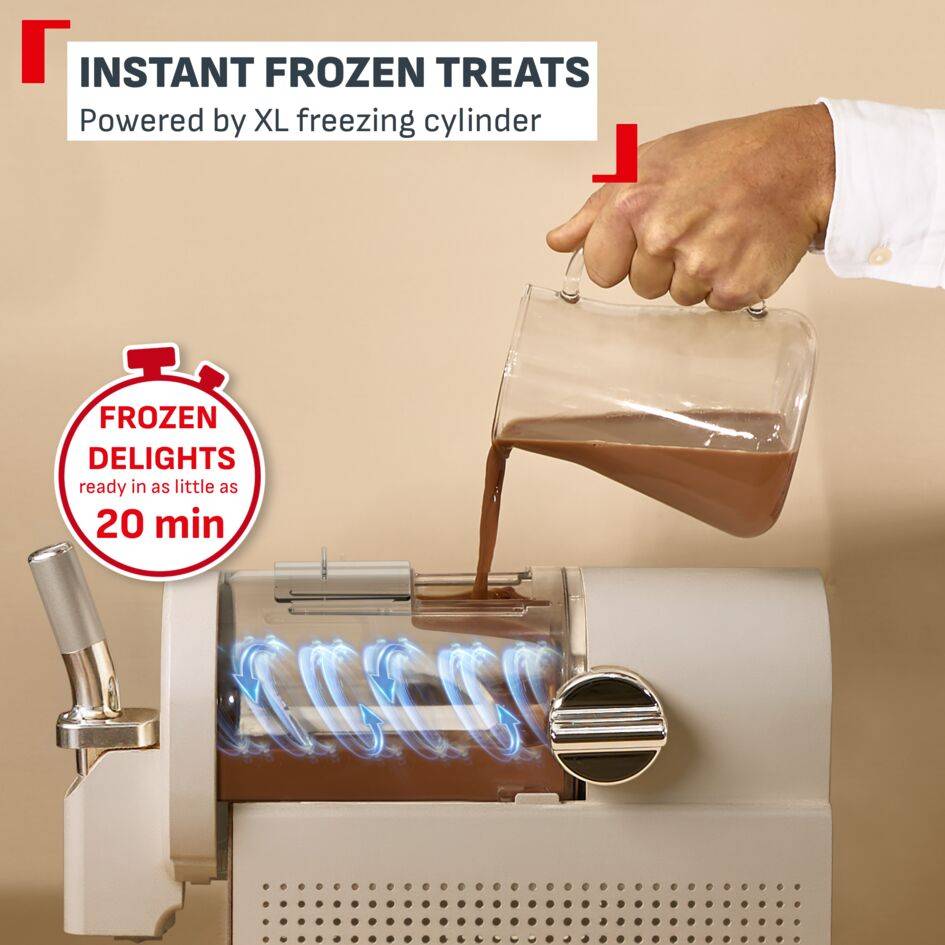 Freezi, 16-in-1 Ice Cream & Frozen Drink Maker, Instant Frozen Treats