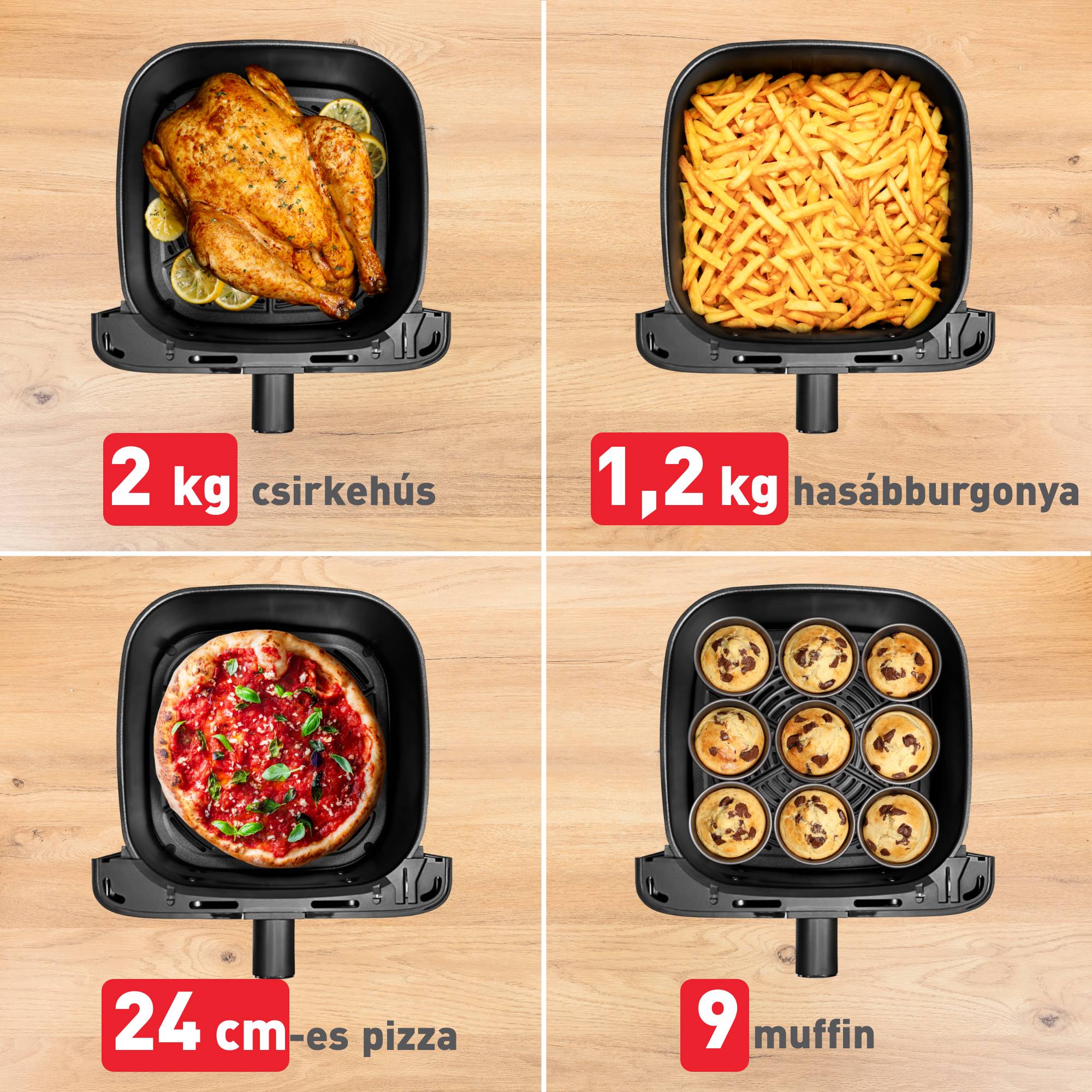 Tefal Easy Fry Mega, 7,5 l, EY855AE0, krémszínű