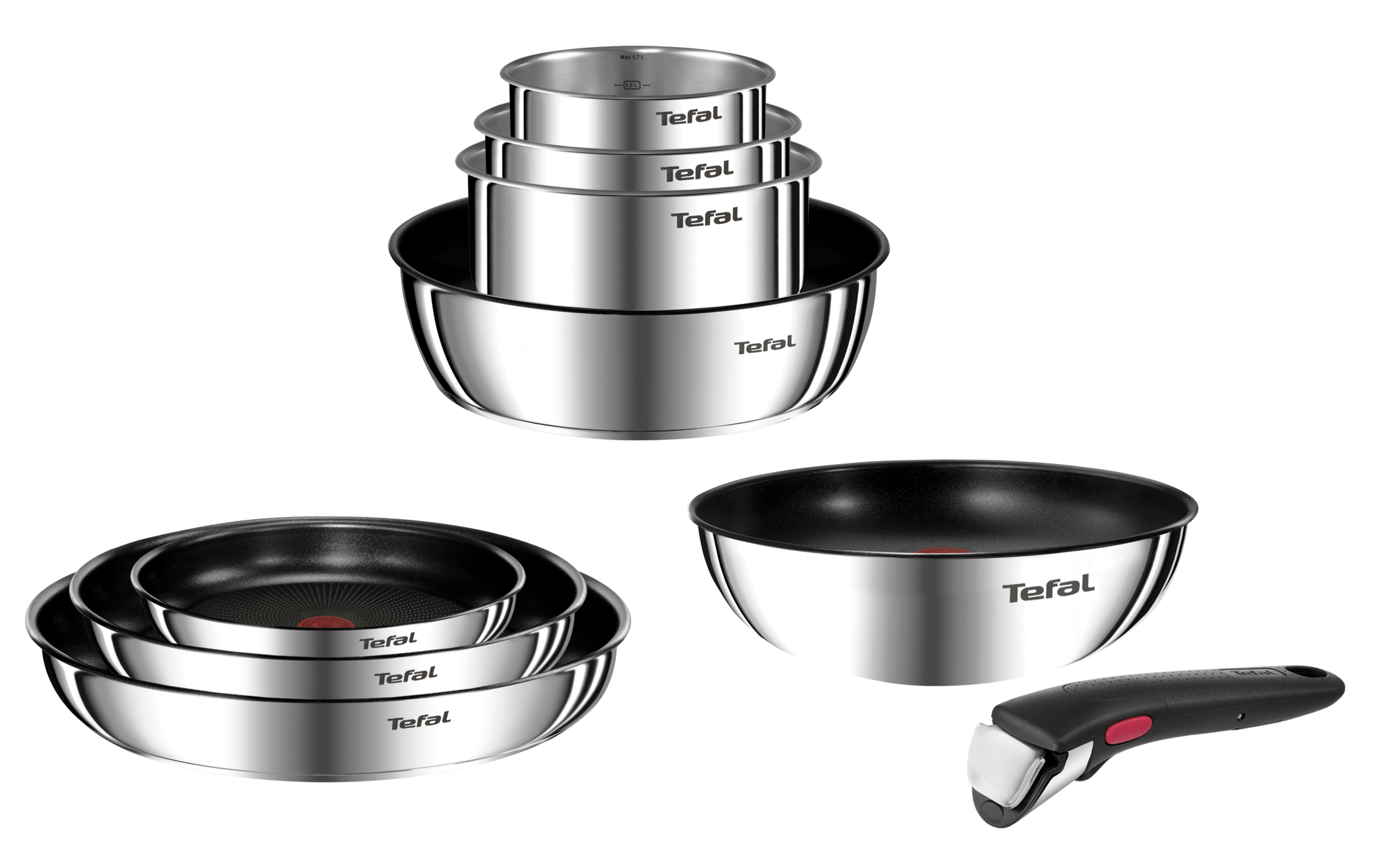 Edényszett Tefal Ingenio Emotion L897SM74 22 db-os