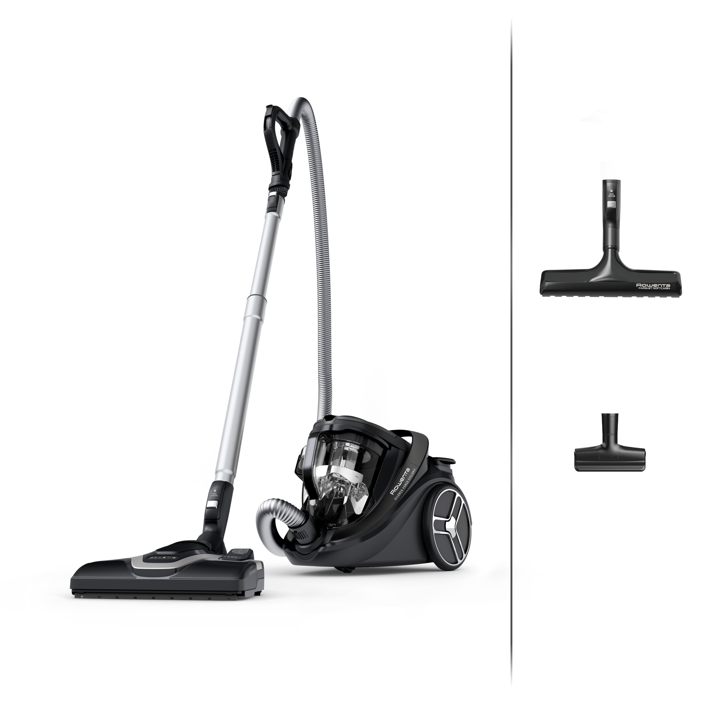 Porzsák nélküli porszívó Silence Force Cyclonic Effitech® 59 dB Parquet RO7935EA