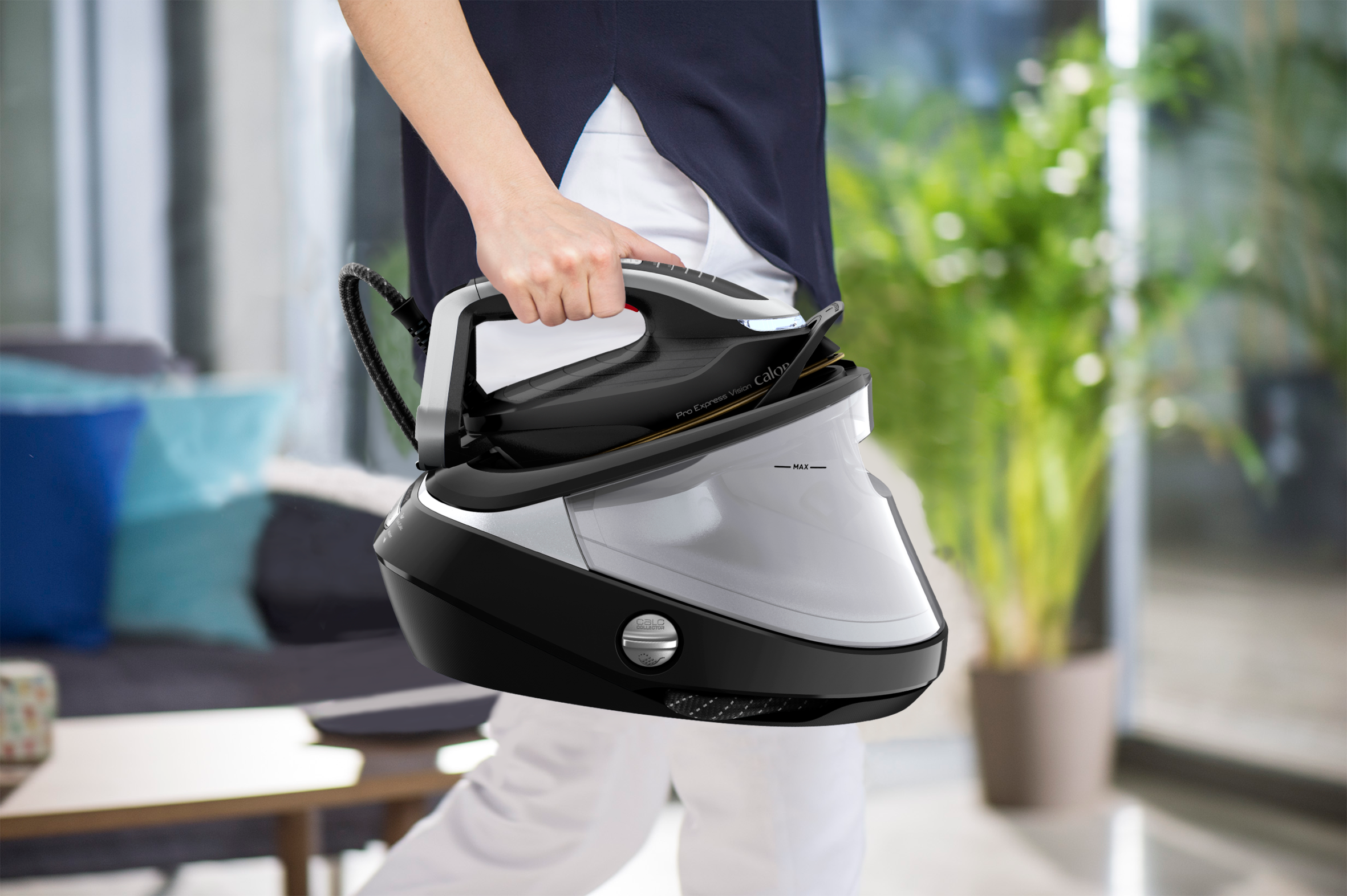 Gőzállomás Tefal Pro Express Vision GV9821E0 Ezüst/Fekete