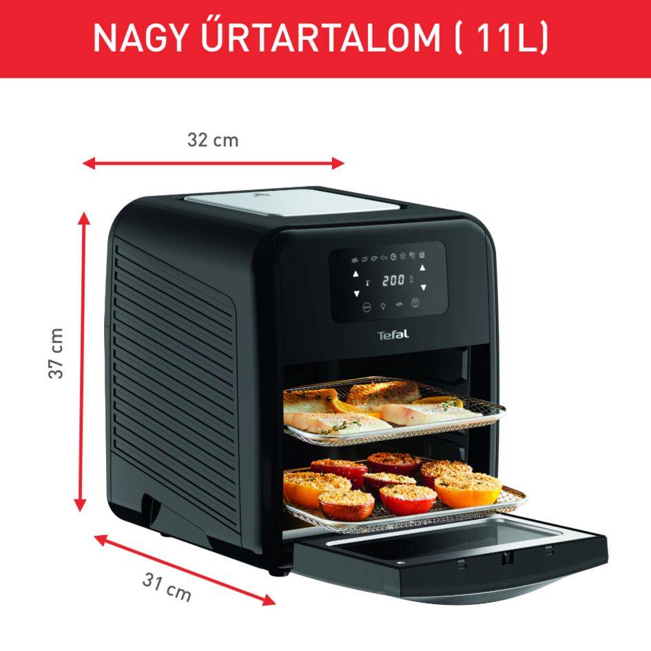 Forrólevegős fritőz Tefal Easy Fry & Grill & Oven 9az1-ben FW501815 Fekete