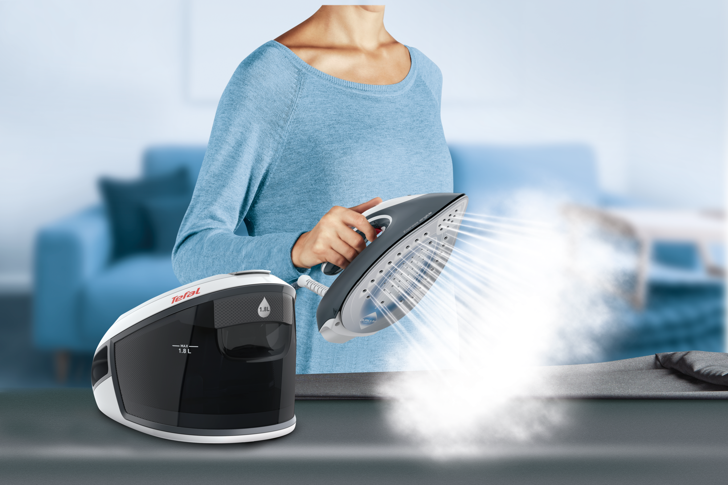 SV8020 Express Airglide gőzállomás Tefal szürke/fehér