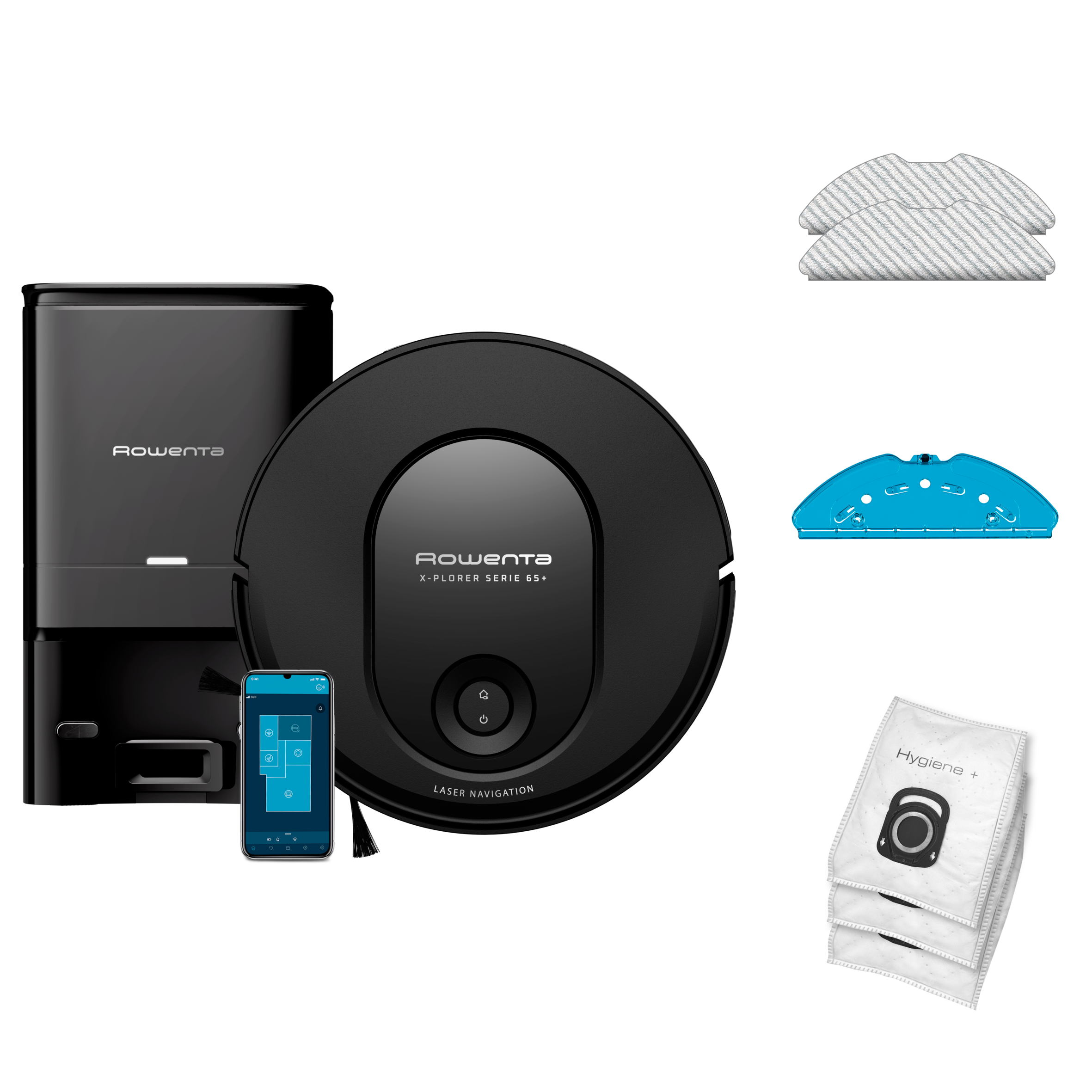 Robotporszívó Rowenta X-PLORER S65+ Laser RR8L85WH