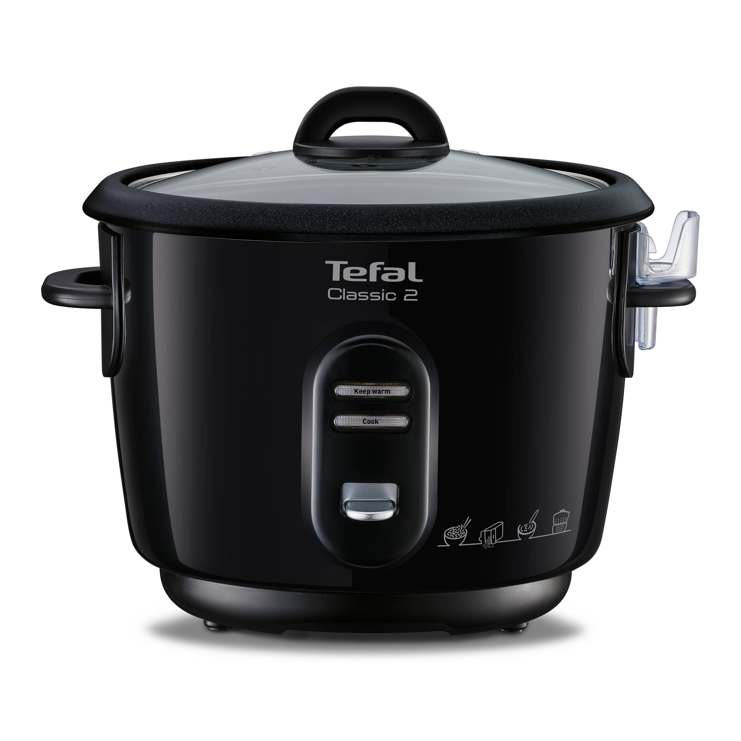 Tefal Rizsfőző Classic 6 adag RK102811 Fekete
