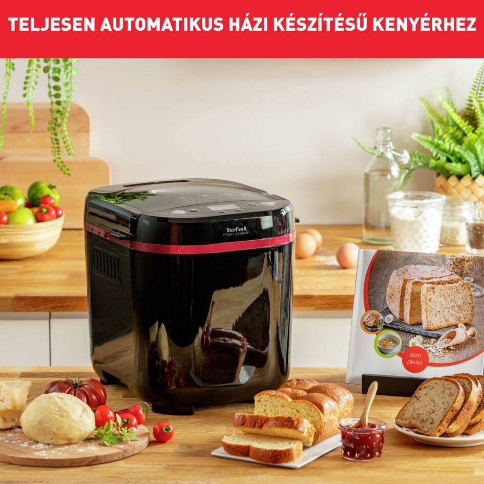 Kenyérsütő Tefal Pain Plaisir PF220838 Piros/Fekete