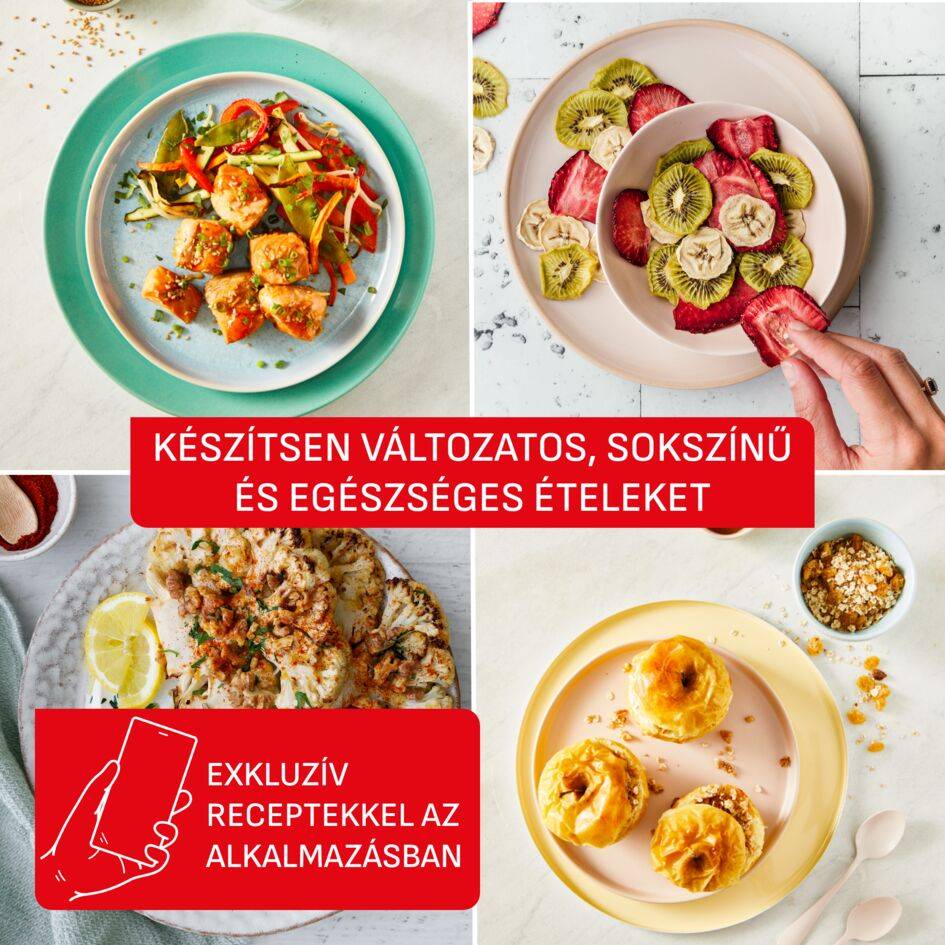 EY245GE0, Easy Fry POP forrólevegős fritőz 5 l, Tefal, világosszürke