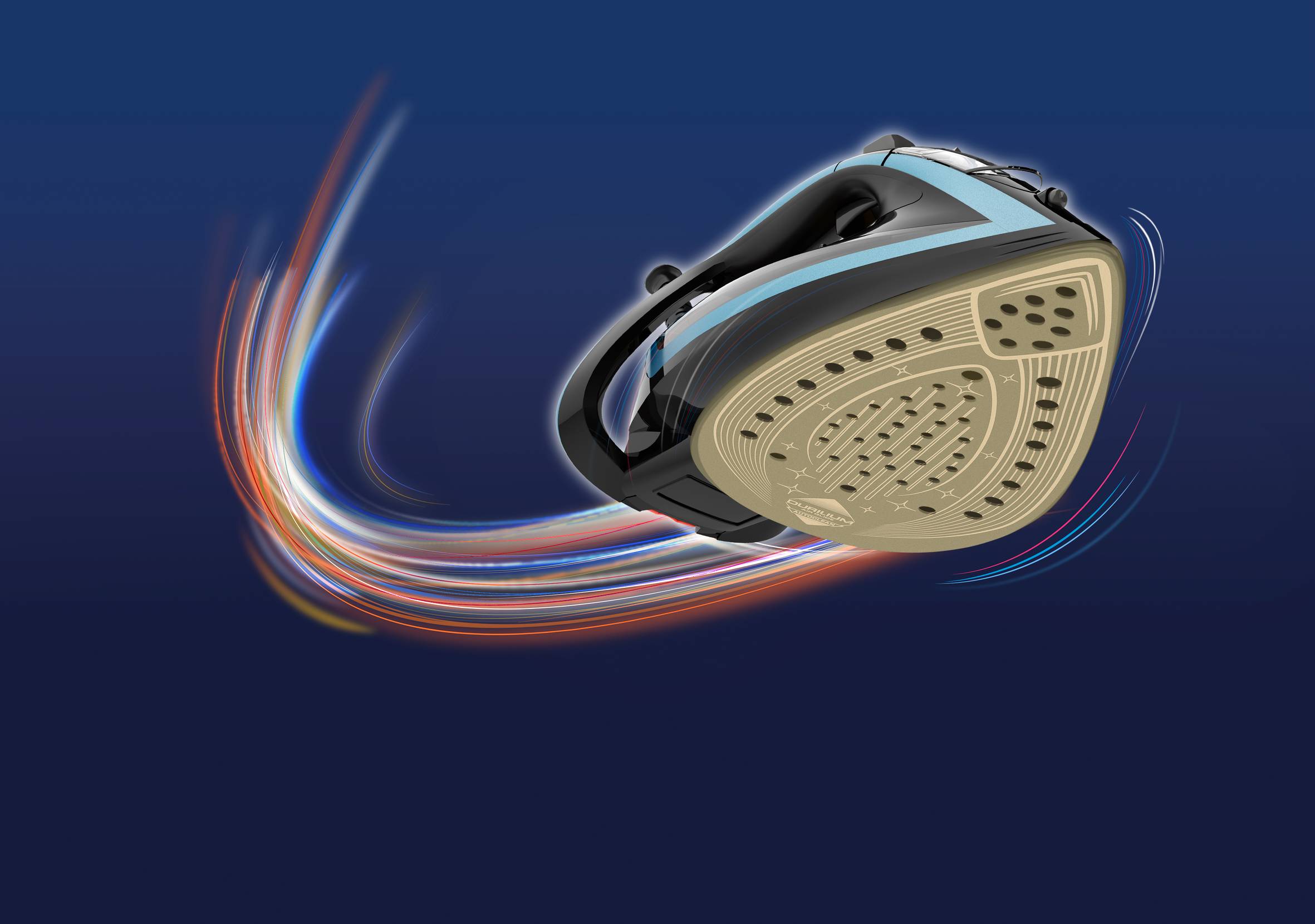 Gőzölős vasaló Tefal Turbo Pro FV5695E1 Kék/Fekete