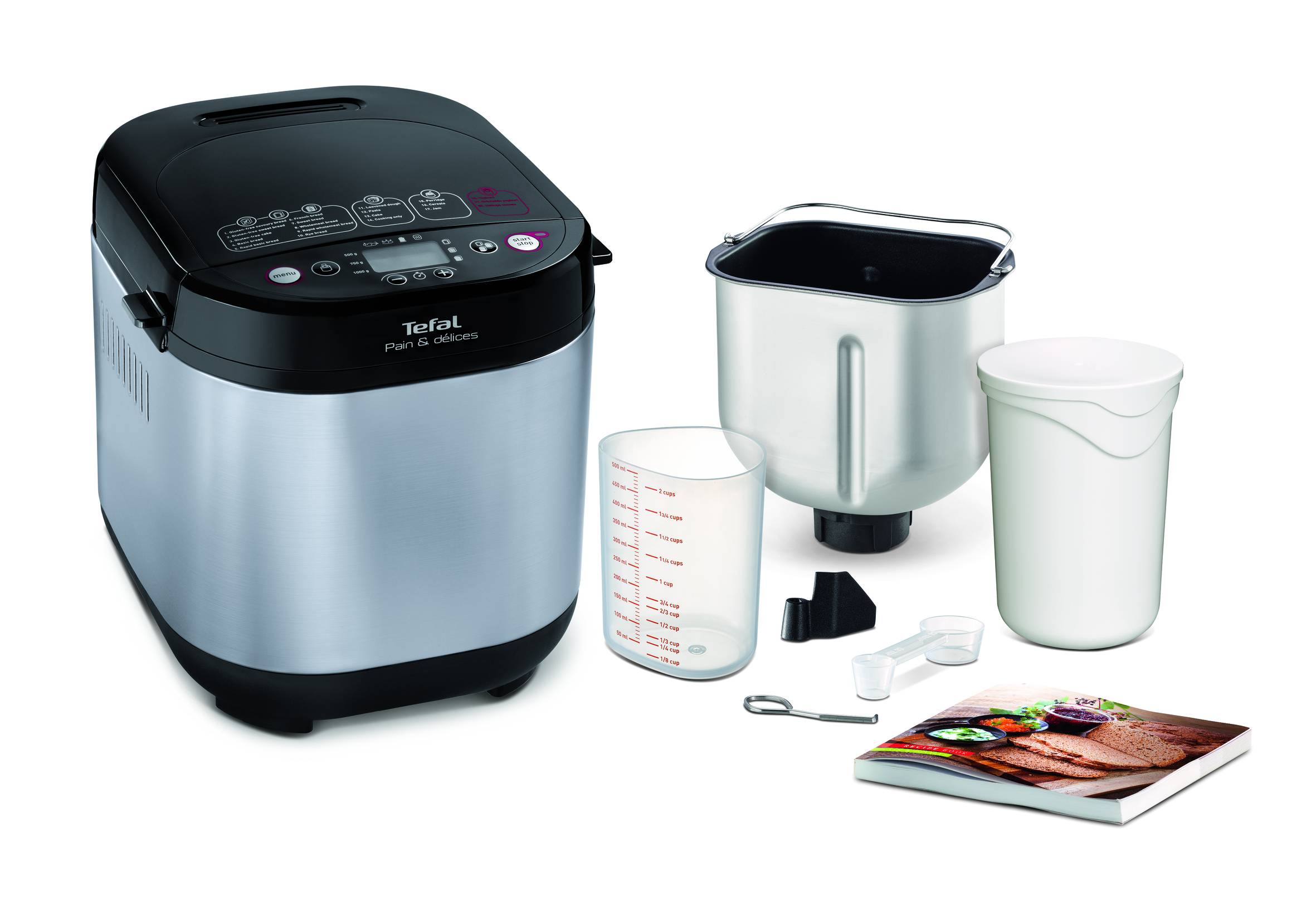 Kenyérsütő Tefal Pain & Delices PF240E38 Rozsdamentes/Fekete