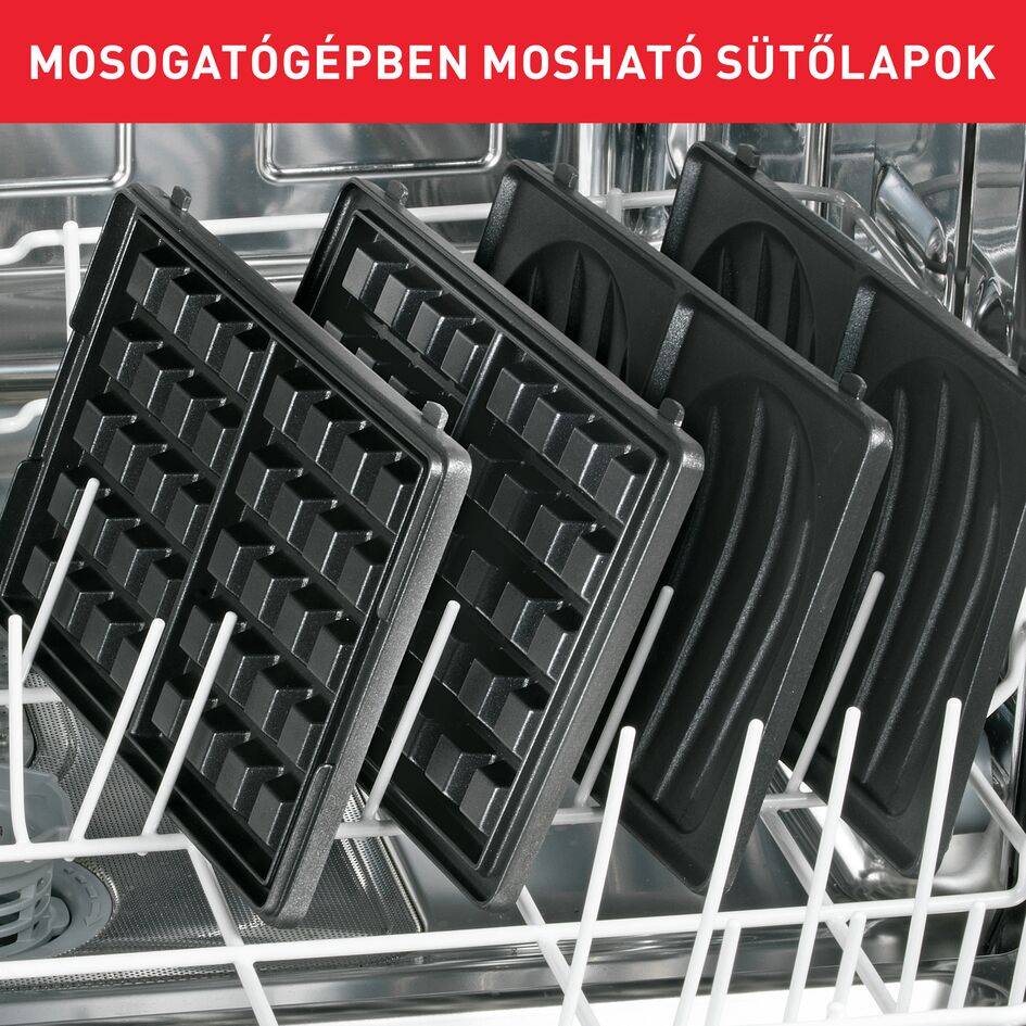 Tefal szendvicssütő Snack Collection SW852D12 Rozsdamentes/Fekete