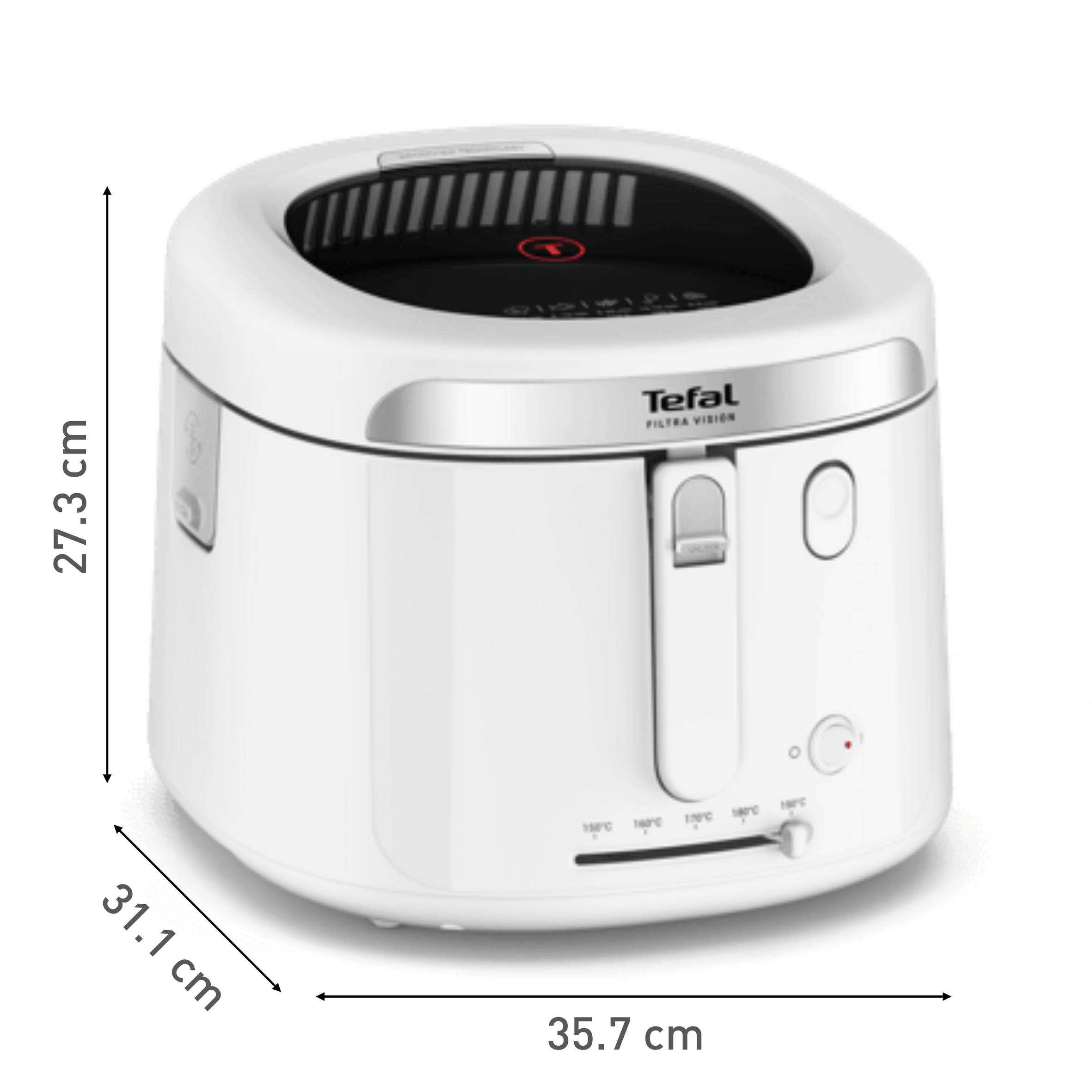 Olajsütő Tefal Filtra Vision FF2541E0 Fehér