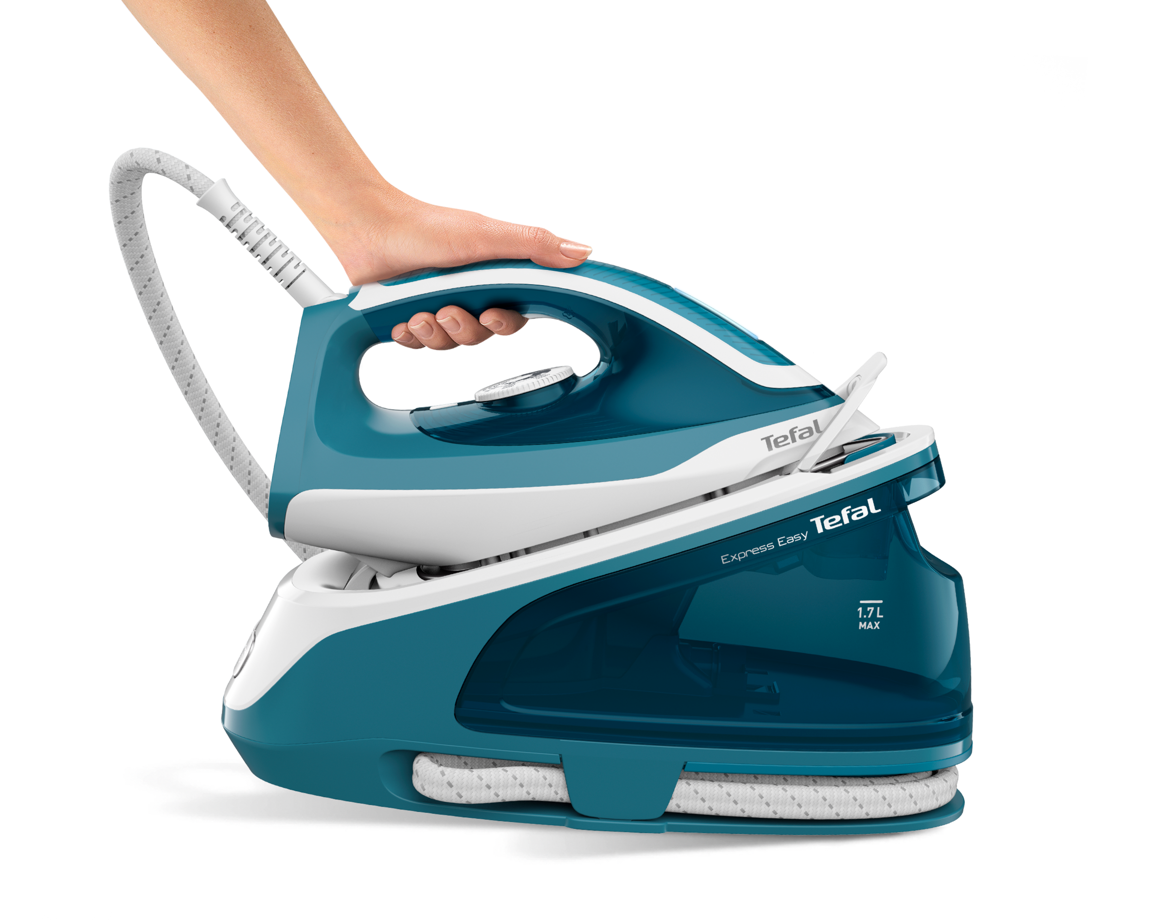 Gőzállomás Tefal Express Easy SV6131E0 Türkiz/Fehér