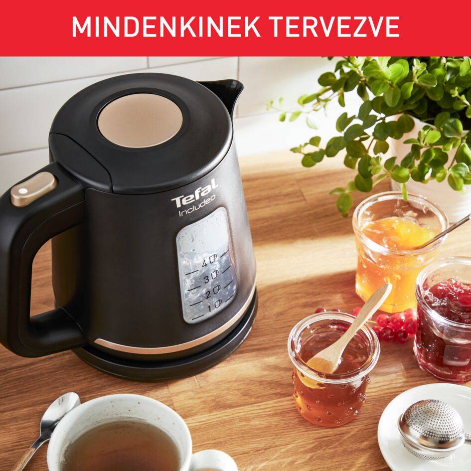 Vízforraló Tefal Includeo KI533811 Fekete 1 l