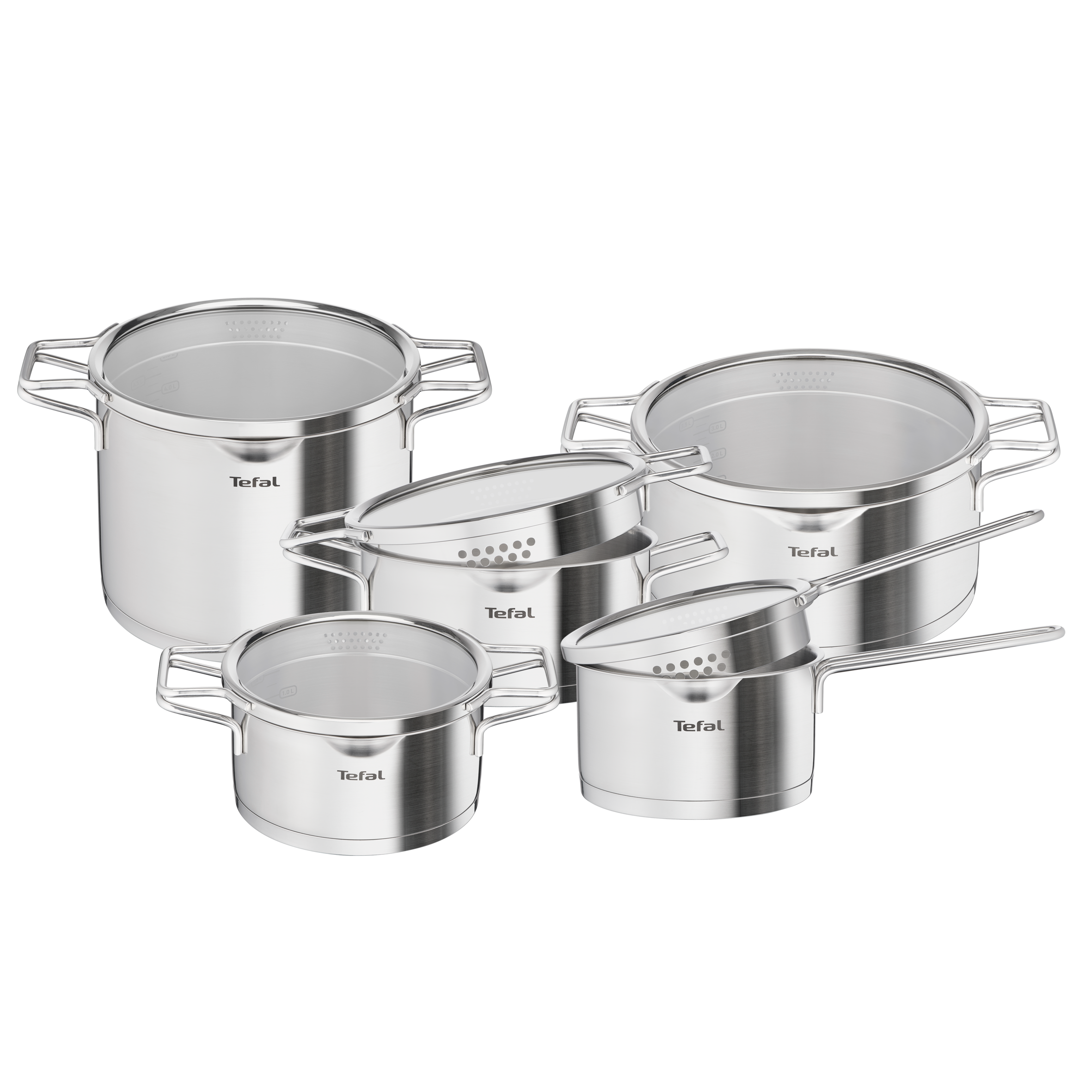 10 részes Tefal Nordica H852SA56 Rozsdamentes acél