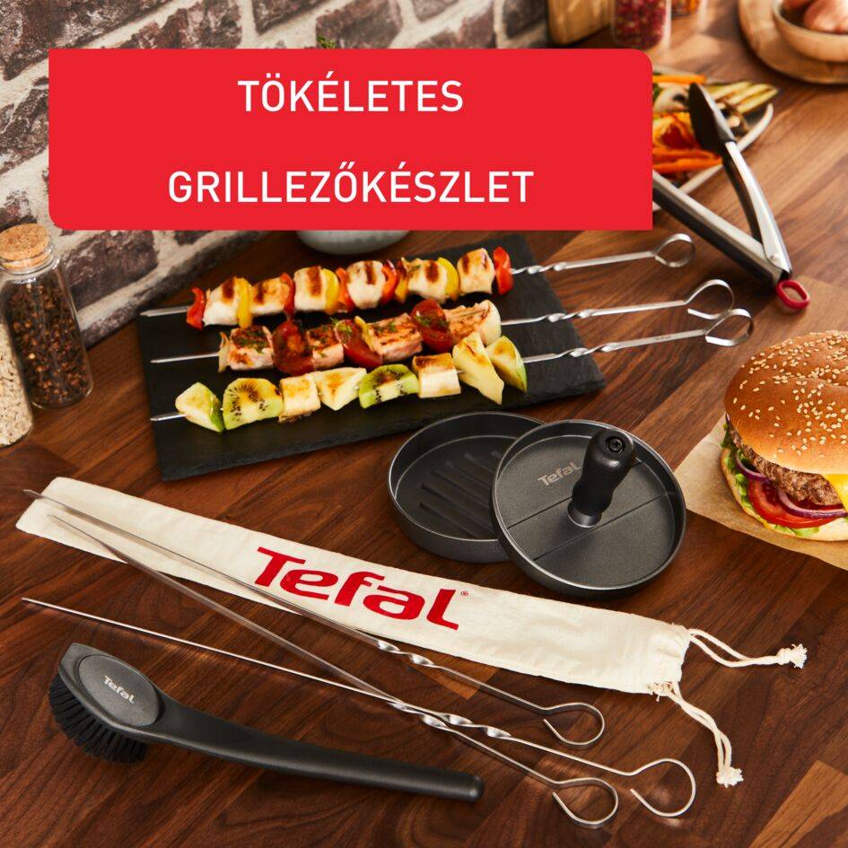 Burger prés Tefal K1851134 Szürke