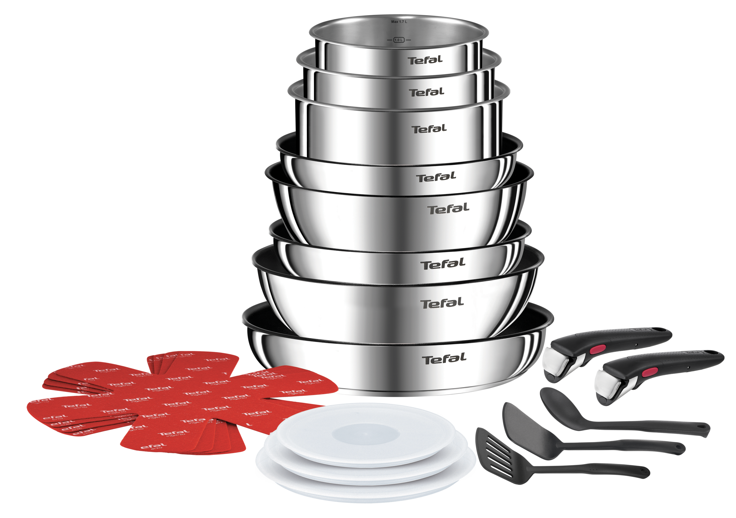 Tefal Indukciós Edénykészlet Ingenio Emotion L897SK04 20 db-os