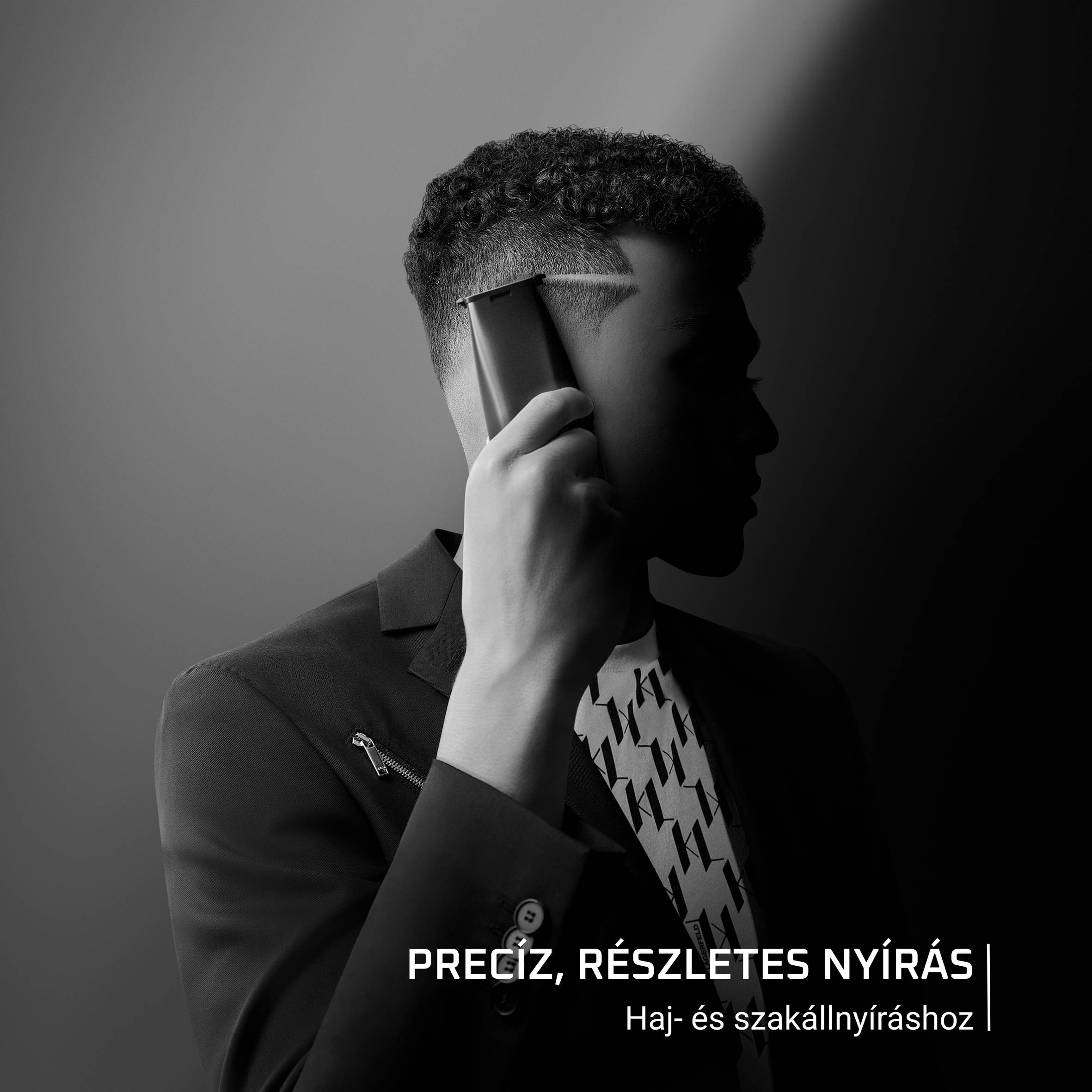 Férfi szakállvágó Rowenta Barber Experience TN185LE0 Fekete