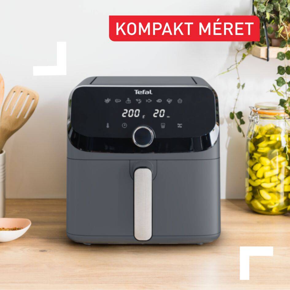 EY855BE0 Easy Fry Mega légkeveréses fritőz Tefal 7,5 l