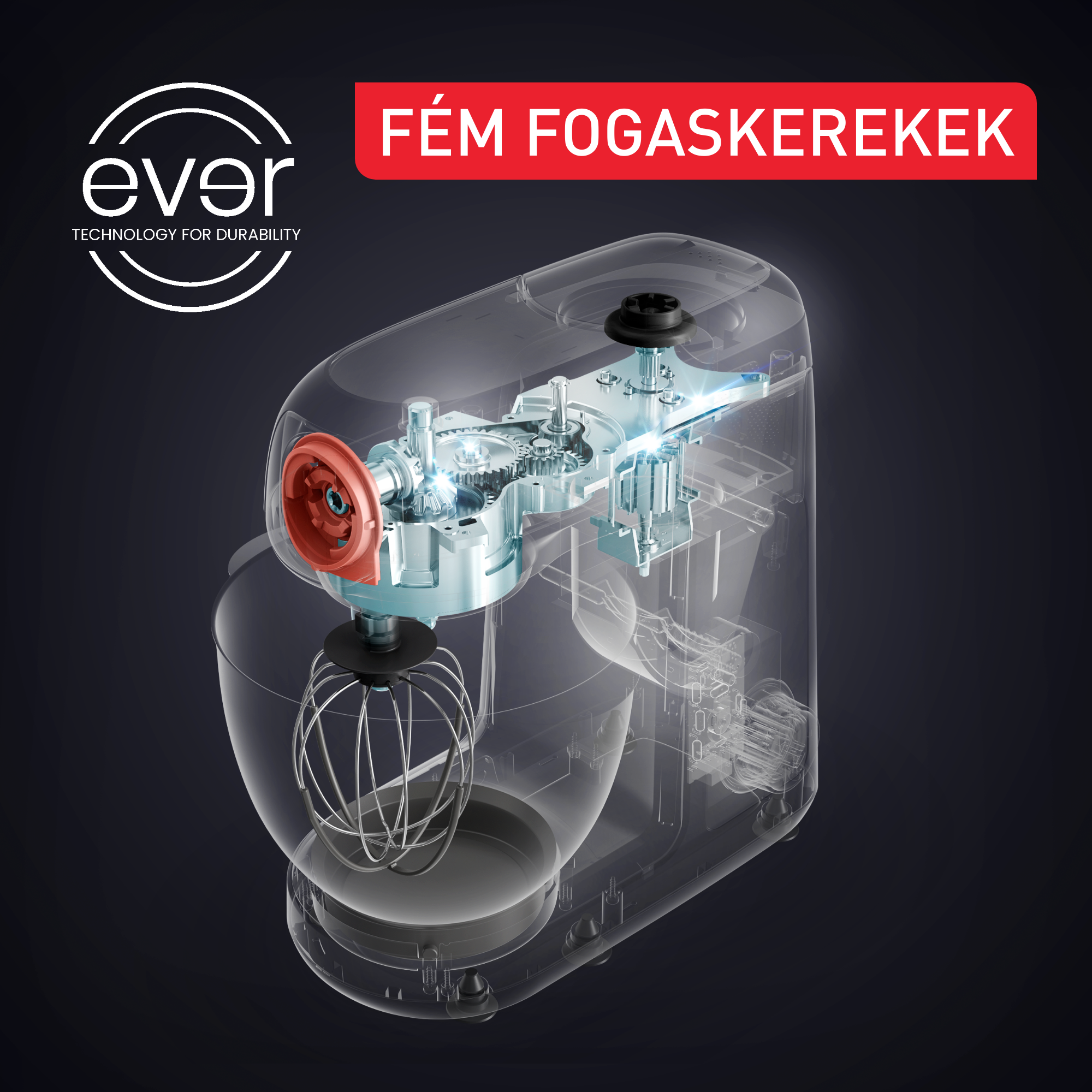 Konyhai robotgép Tefal Bake Partner QB525838 Fekete