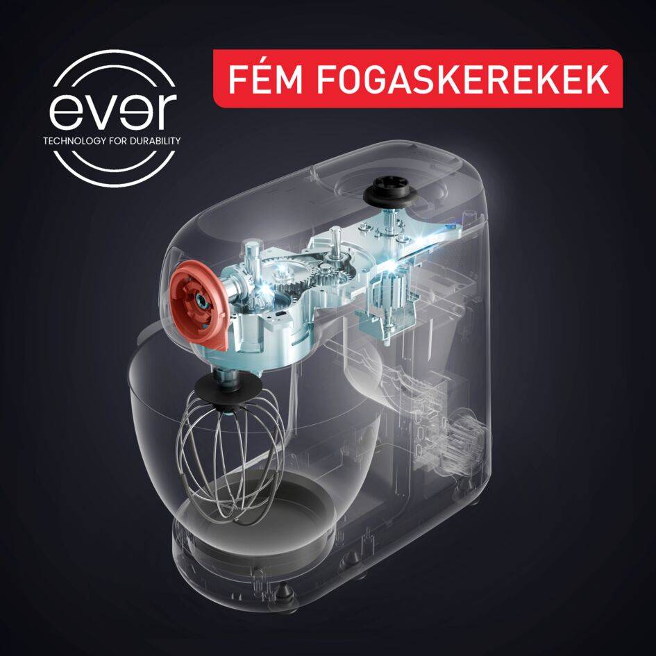 Konyhai robotgép Tefal Bake Partner QB525838 Fekete