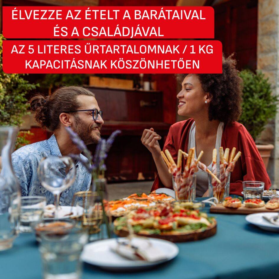 EY2452E0, Easy Fry POP légkeveréses fritőz 5 l, Tefal, sárga