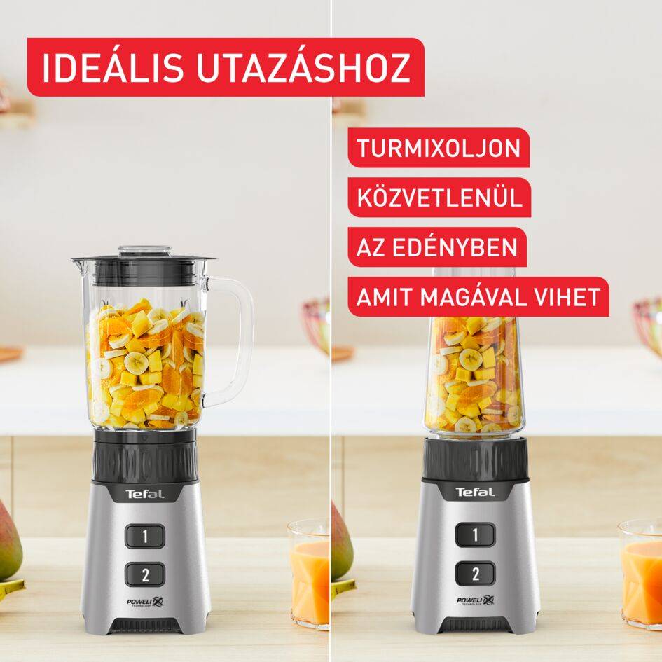 Tefal Minimix smoothie turmixgép BL16GE30 ezüst