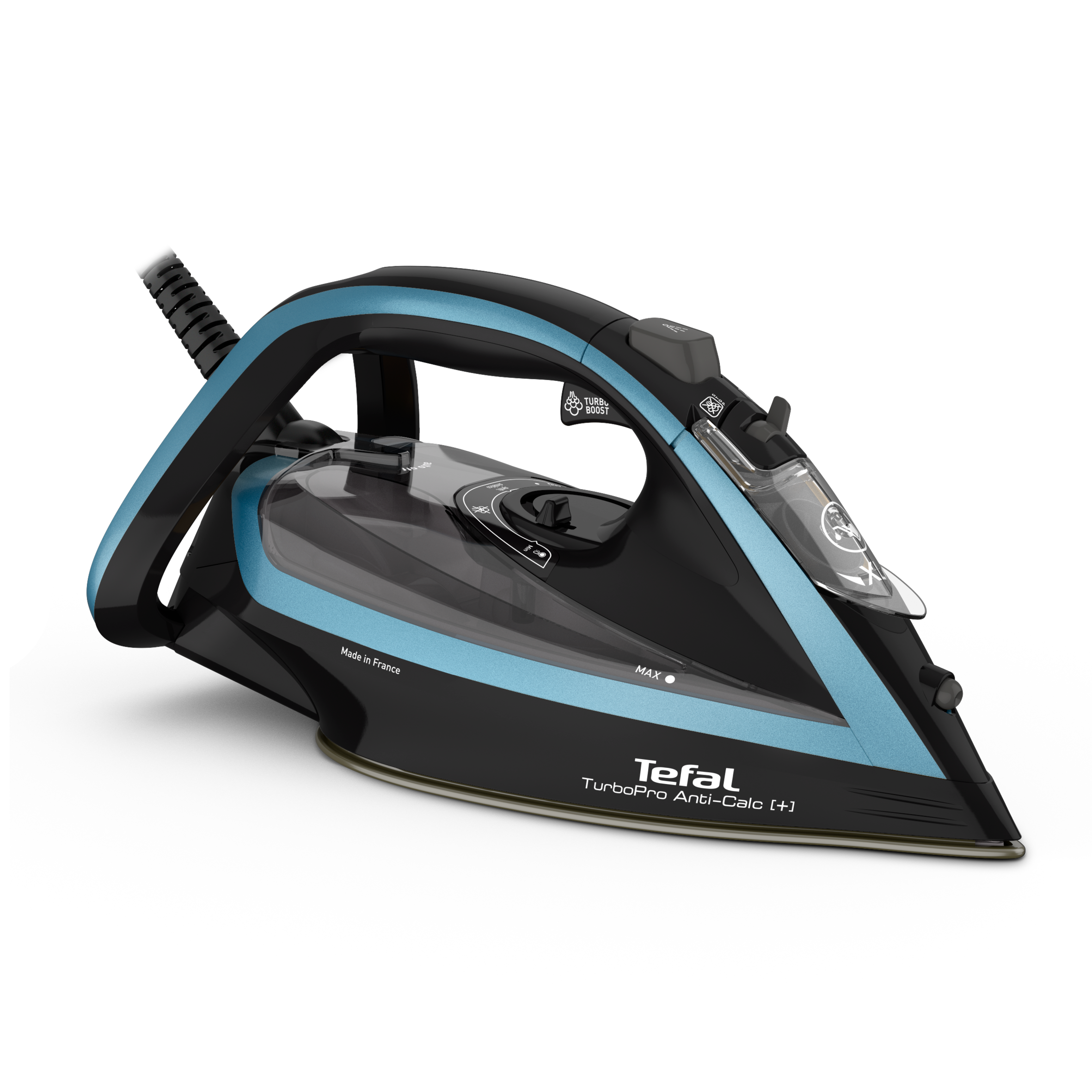 Gőzölős vasaló Tefal Turbo Pro FV5695E1 Kék/Fekete