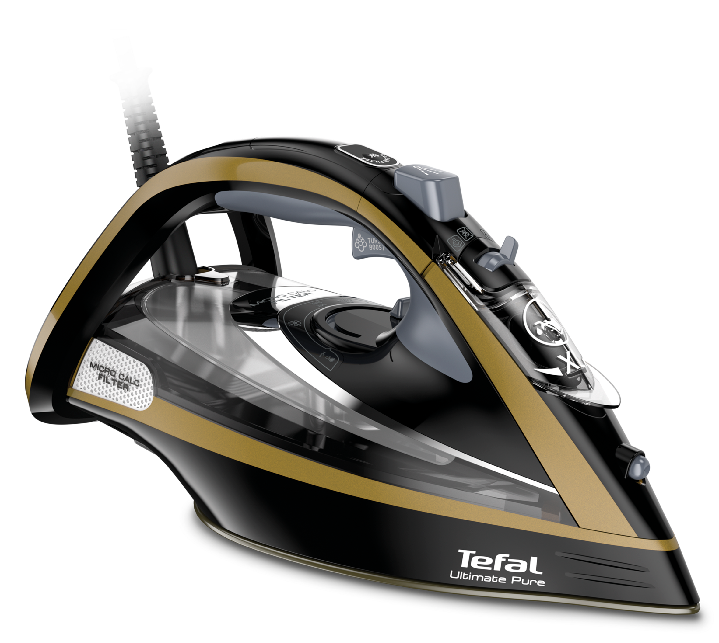Gőzölős vasaló Tefal Ultimate Pure FV9865E0 Arany/Fekete