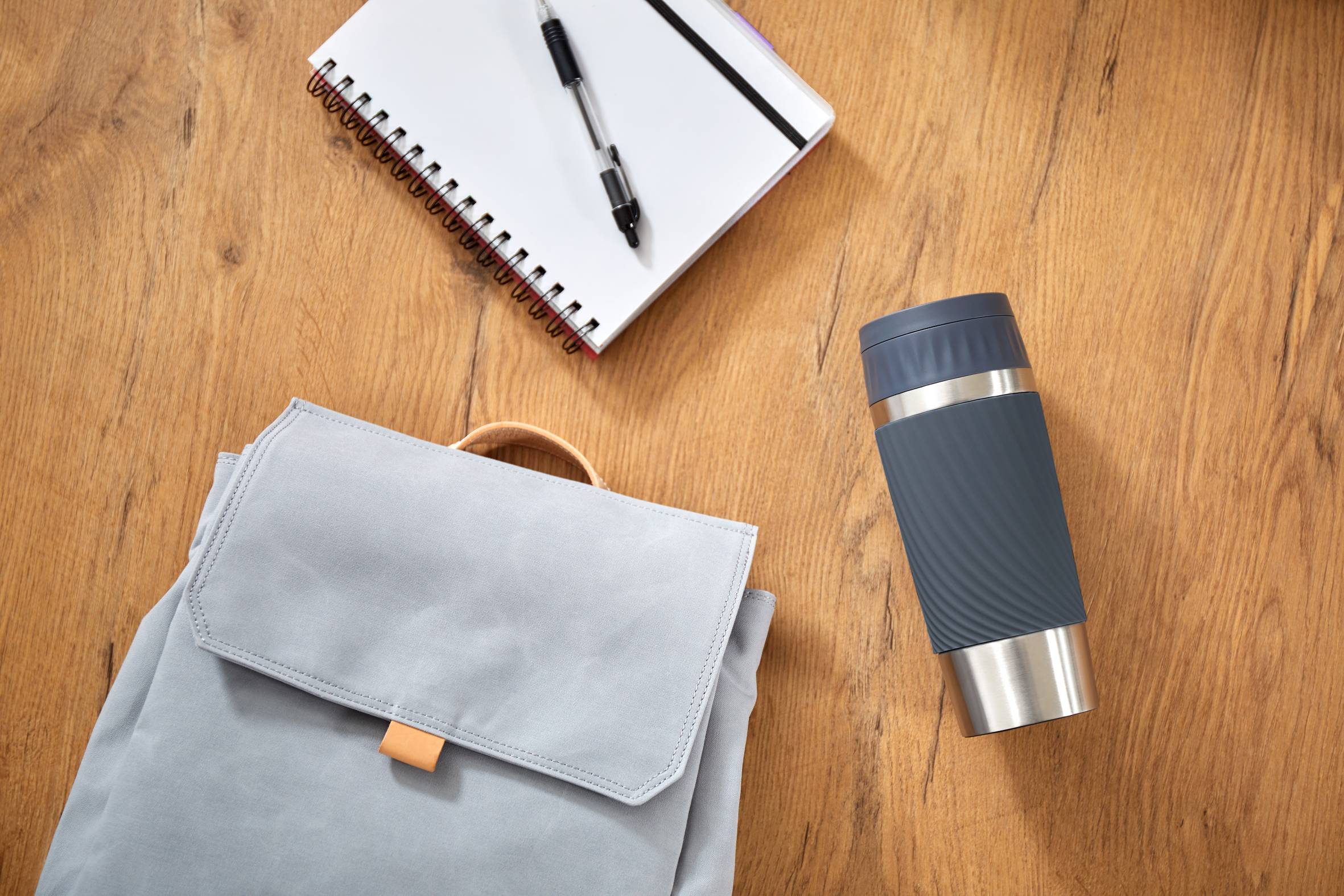 Termosz Tefal Easy Twist Mug N2011510 Szürke 0,36 l