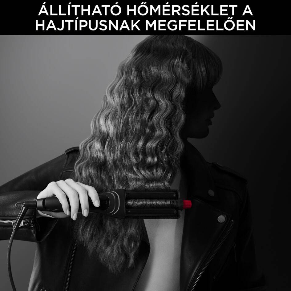 Hajsütővas ROWENTA x KARL LAGERFELD WAVES ADDICT CF471LF0 