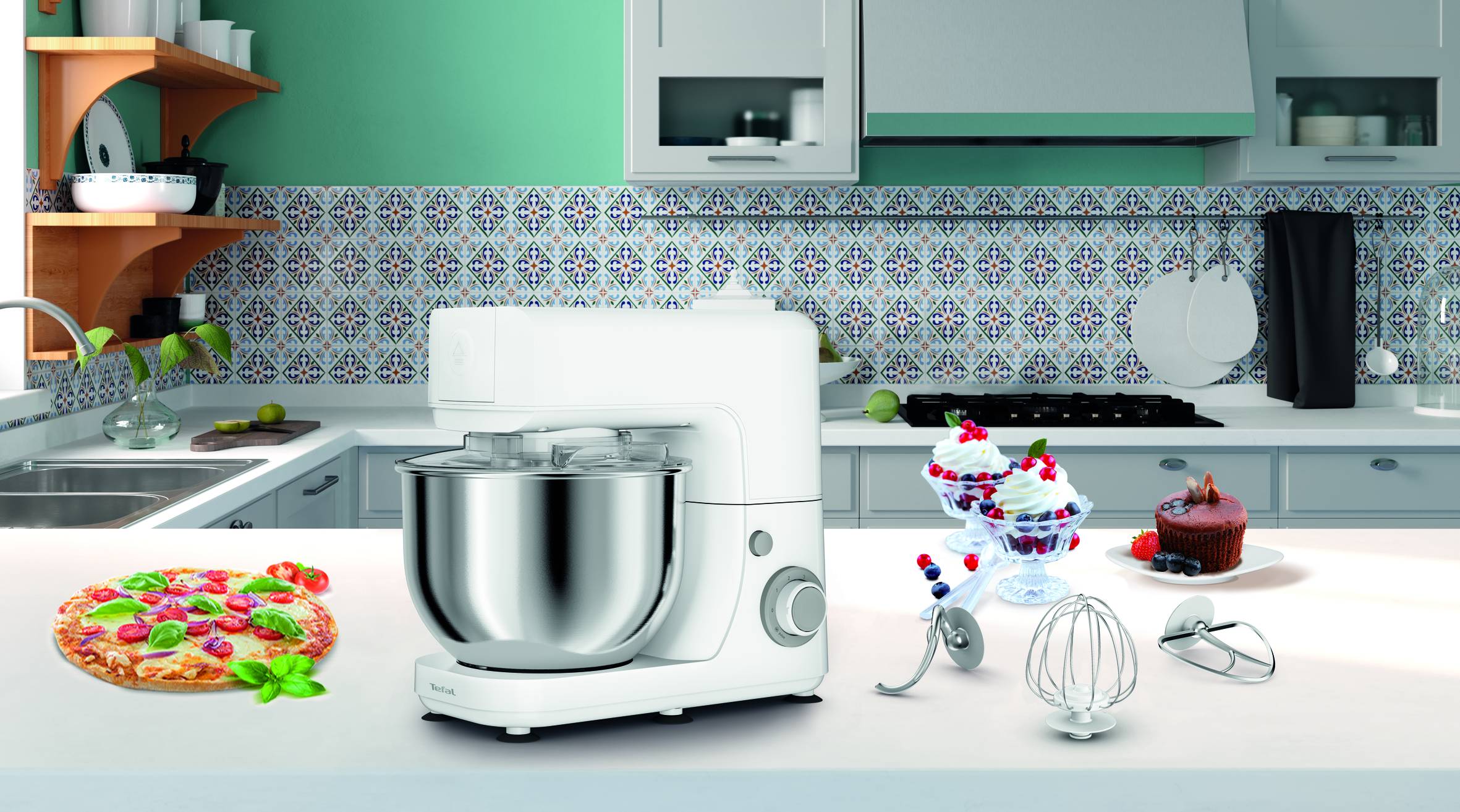 Konyhai robotgép Tefal Masterchef essential QB150138 Fehér