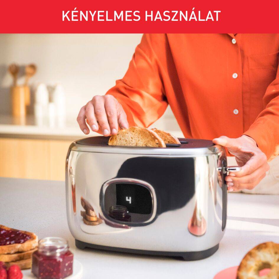 Kenyérpirító Tefal Majestuo TT883D10 Rozsdamentes