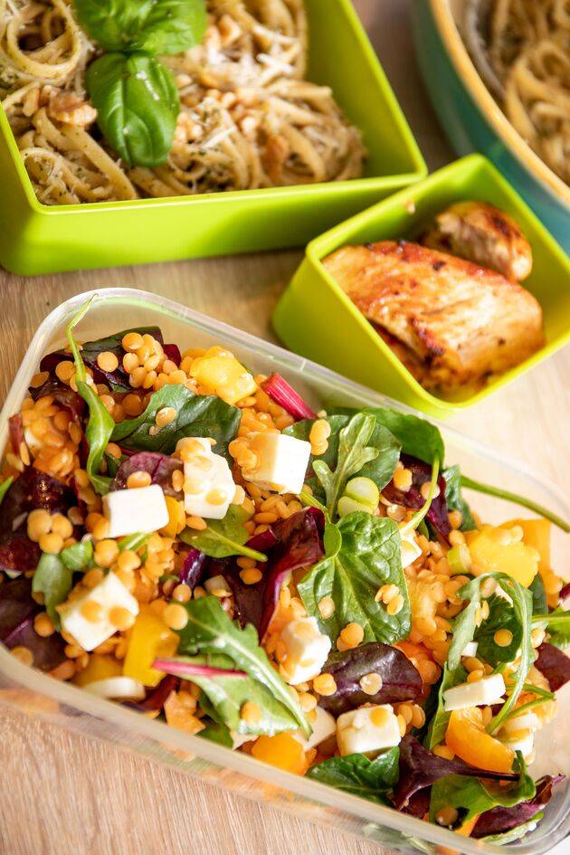 Tárolódoboz Tefal Master Seal To Go XL belső tálakkal N1071610 Négyszögletű 2,3 l