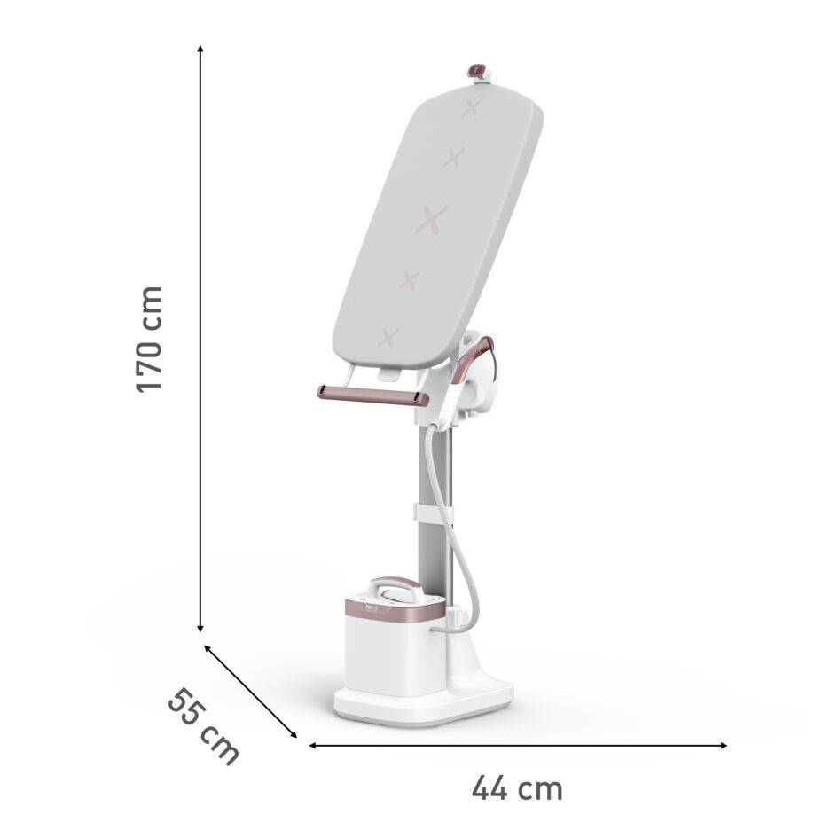 Sokoldalú gőzölés és vasalás egyben Tefal IXEO Vision QT1811E0 Fehér