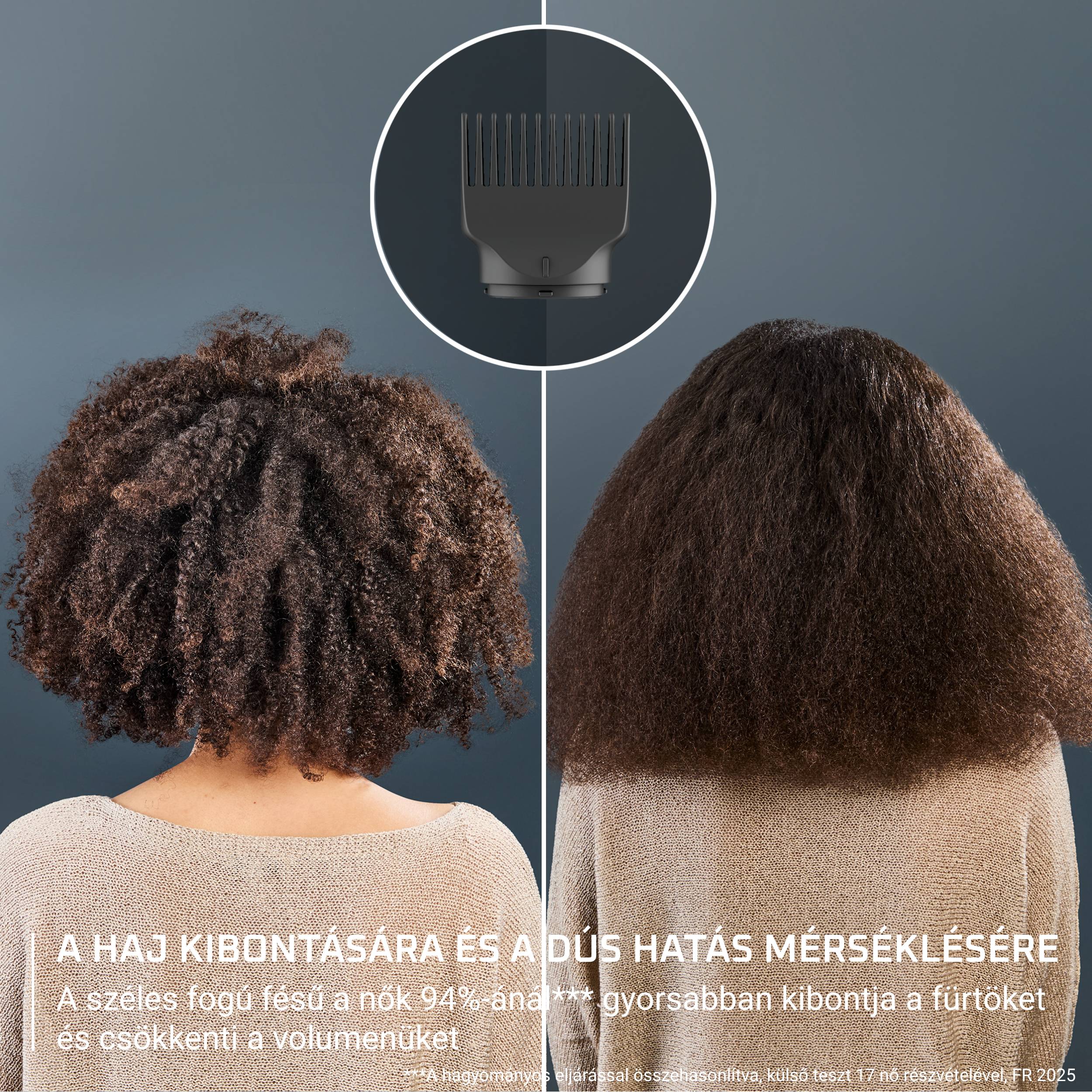 CV7D30E0 Rowenta Curl Harmony meleg levegős diffúzor