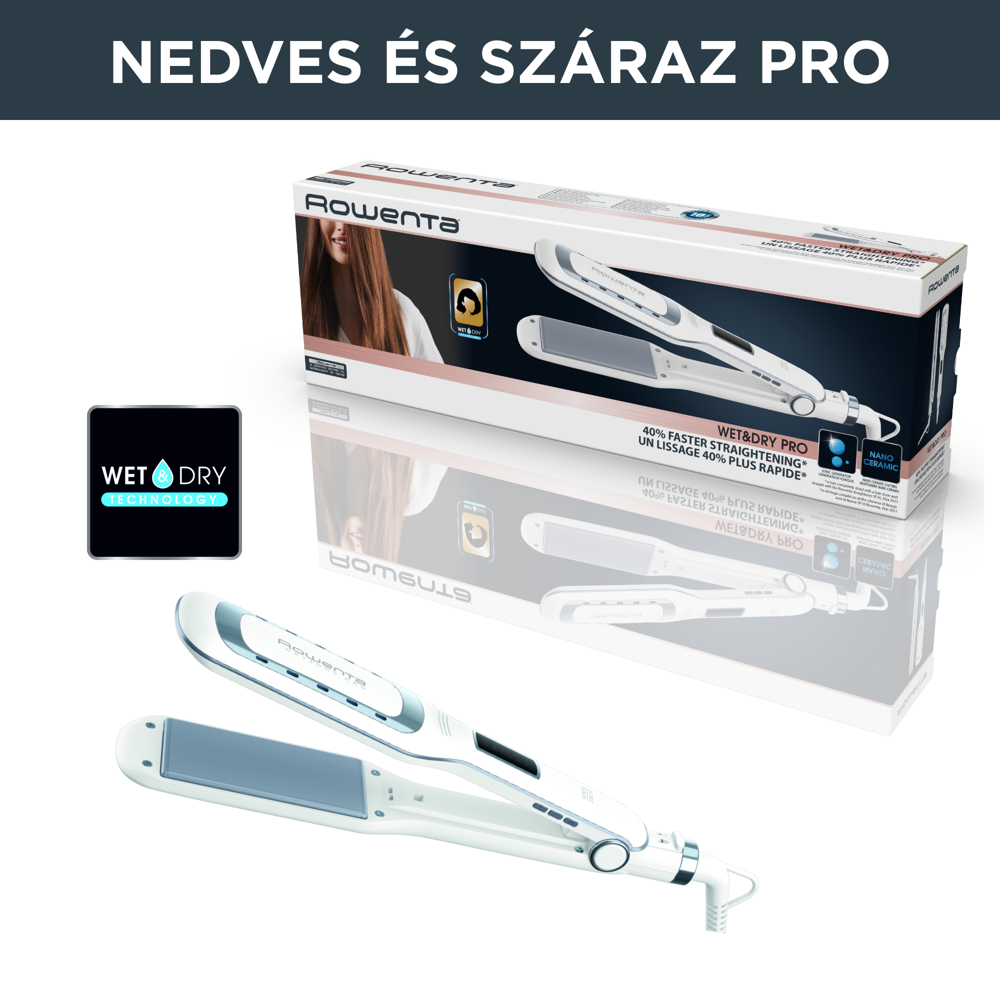 Hajvasaló Rowenta WET&DRY PRO SF5010F0