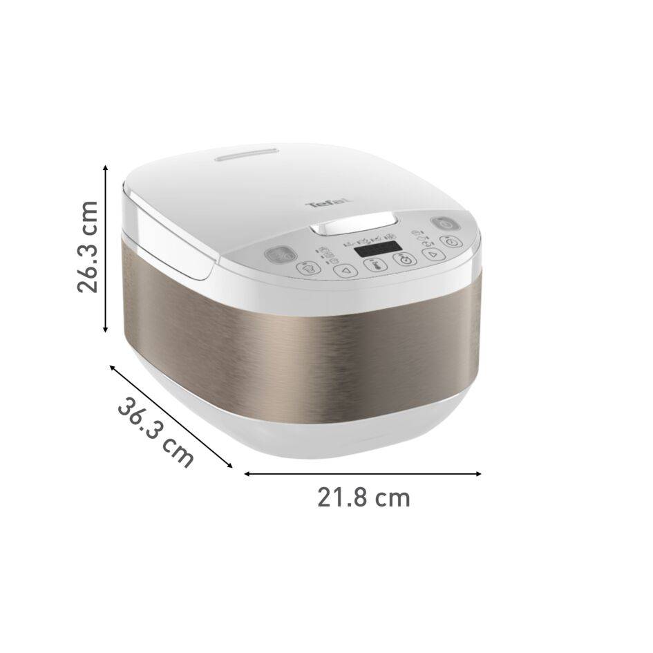 Tefal Simply Cook Plus multifunkciós elektromos főzőedény, ezüst/fehér, RK6221E1