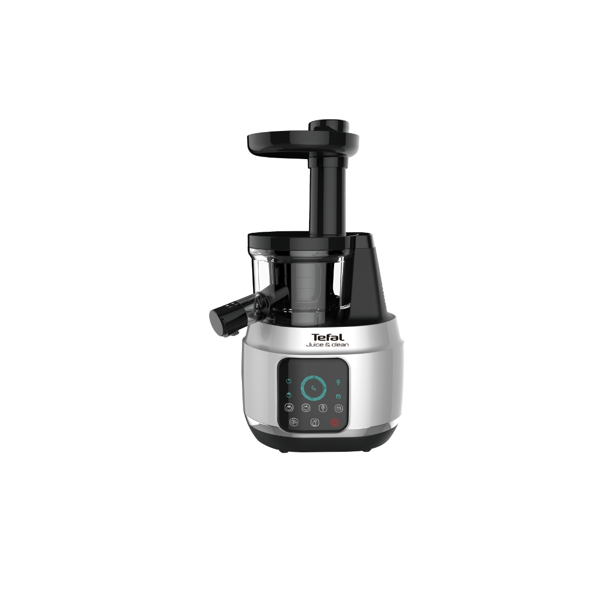 Gyümölcscentrifuga Tefal Juice & Clean ZC420E38 Rozsdamentes/Fekete
