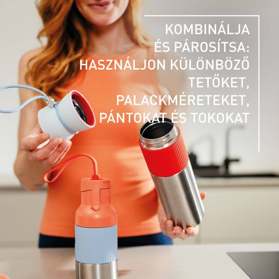 Utazóbögre Tefal beYou Flip N2190310 narancssárga 0,36l