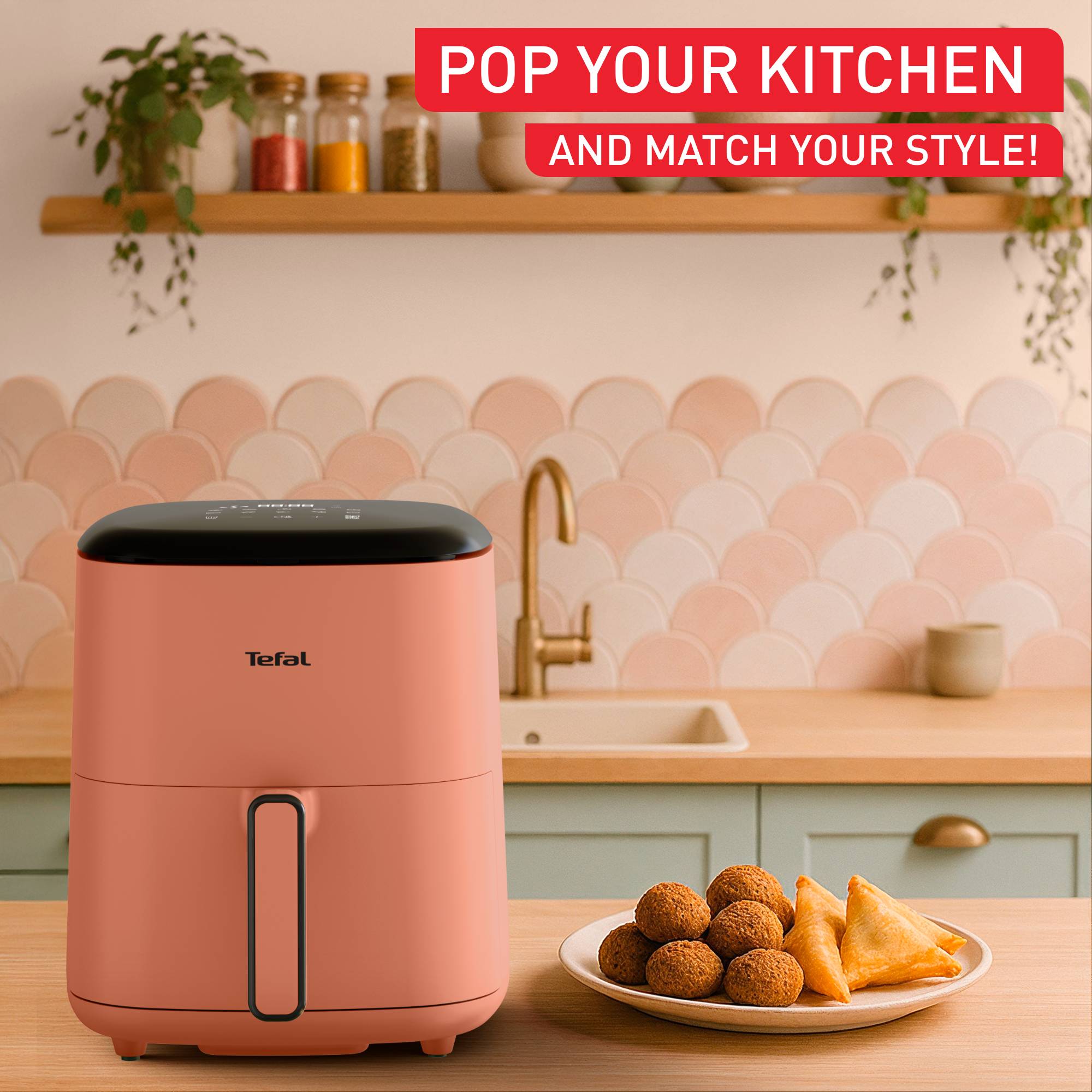 Easy Fry POP, Air fryer, 5 L Capacity, 10 Auto Programs