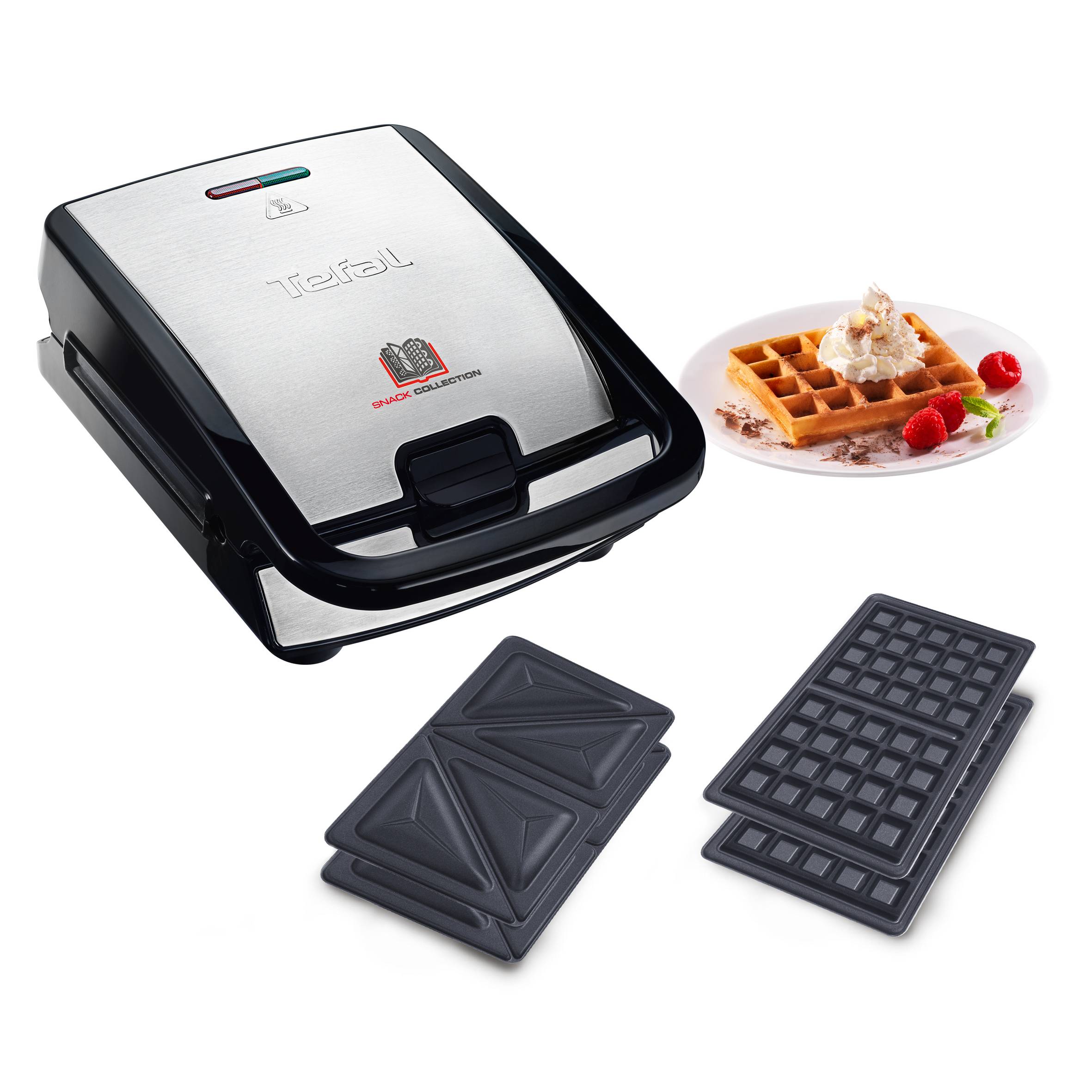 Tefal szendvicssütő Snack Collection SW852D12 Rozsdamentes/Fekete